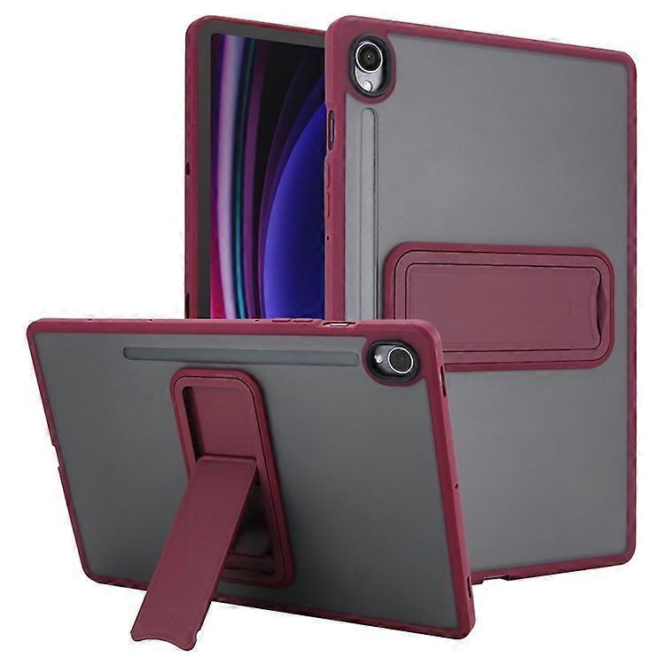 Compatível Para Samsung Galaxy S9 / S9 FE Case com Suporte TPU + PC Capa de Tablet Skin-Touch