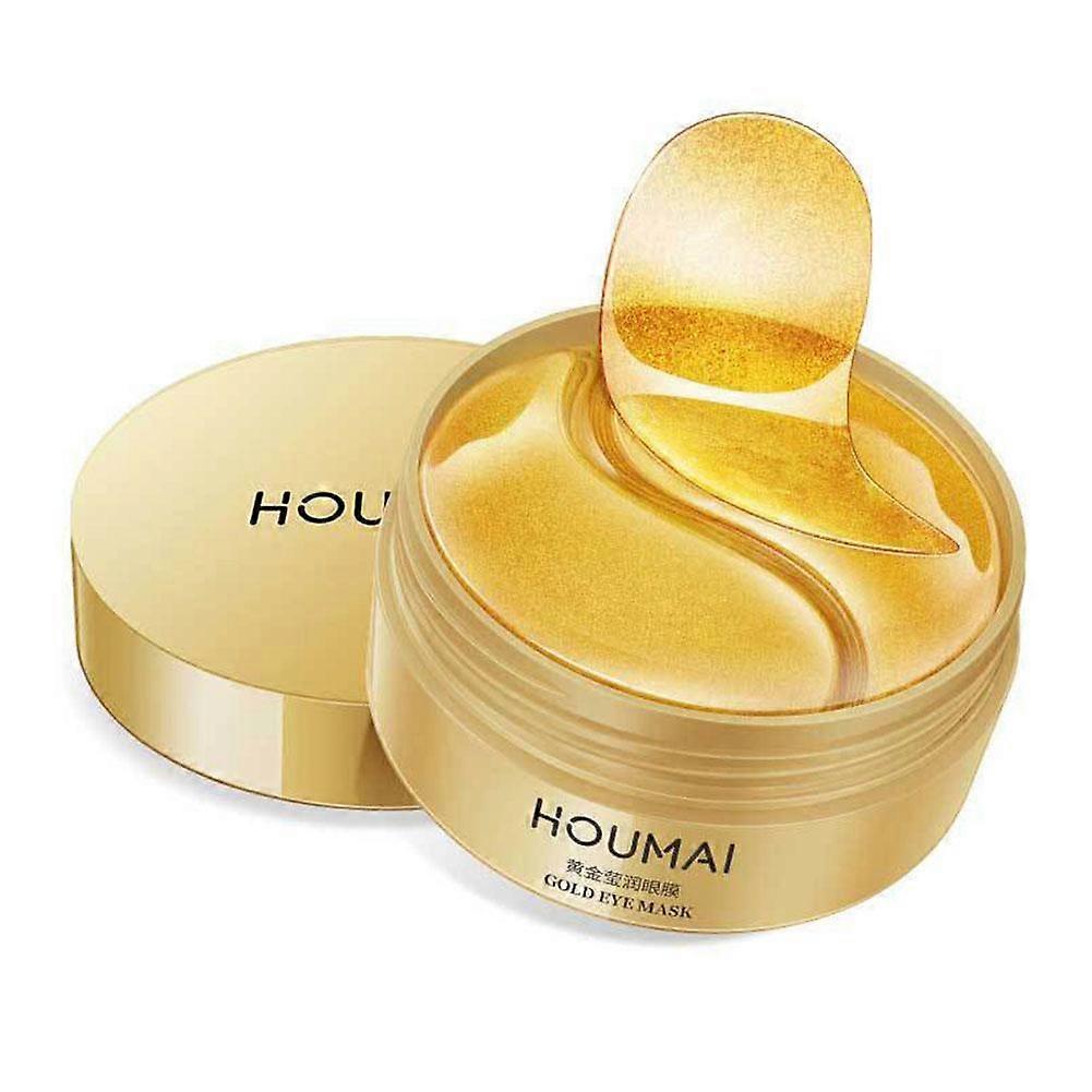 Gold Moisturizing Eye Mask 30 Pairs Hydrating Anti Aging Reduce Fine Lines Under Eye