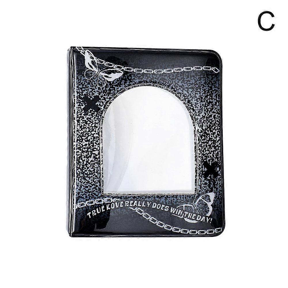 Compact 40-Pocket Mini Photo Album with Window Design for Collecting Memories and Keepsakes