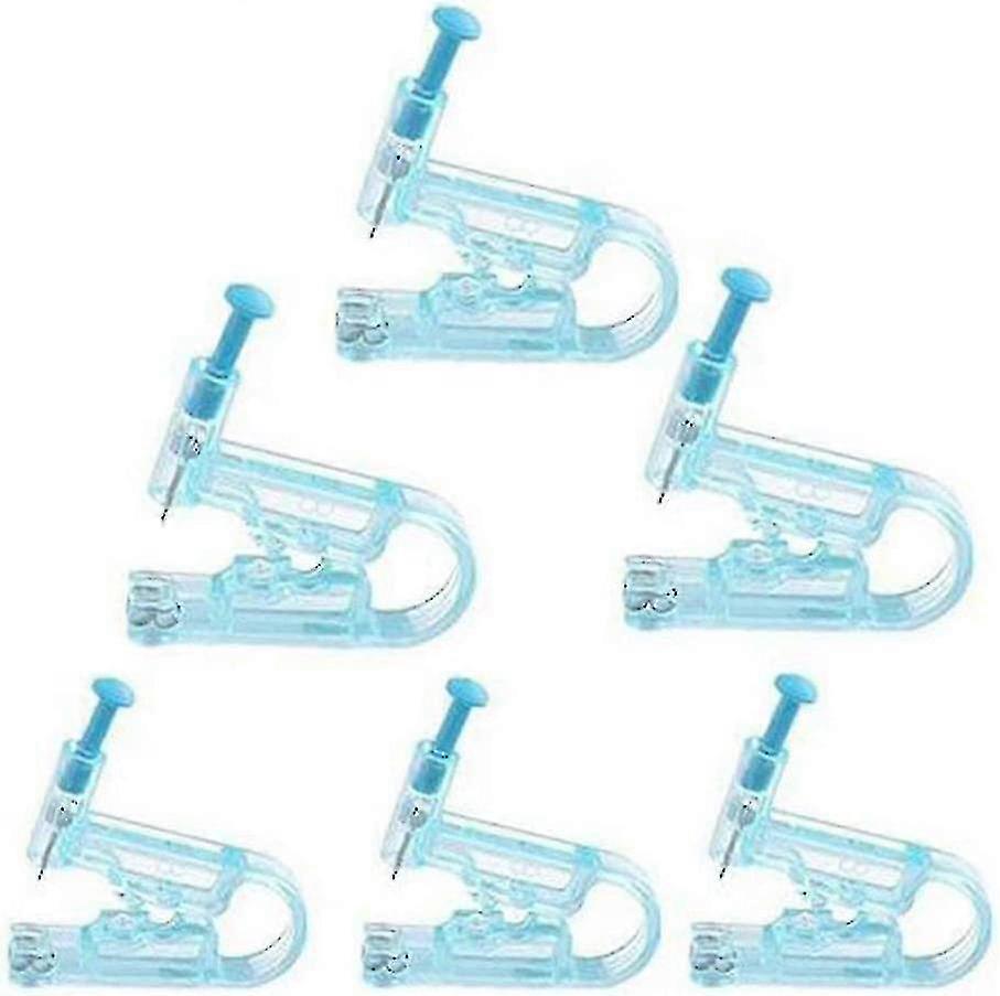 ディスポーザブルイヤーピアスガン、 6 ステンレススチール製イヤリング、安全滅菌ツール