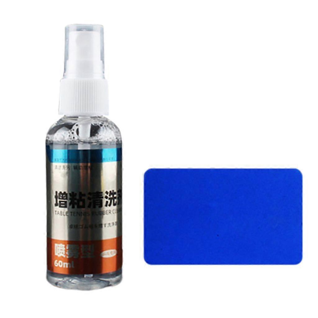 Table Tennis Racket Care Pingpong Paddle Cleaner & Sponge Set Racket Cleaner