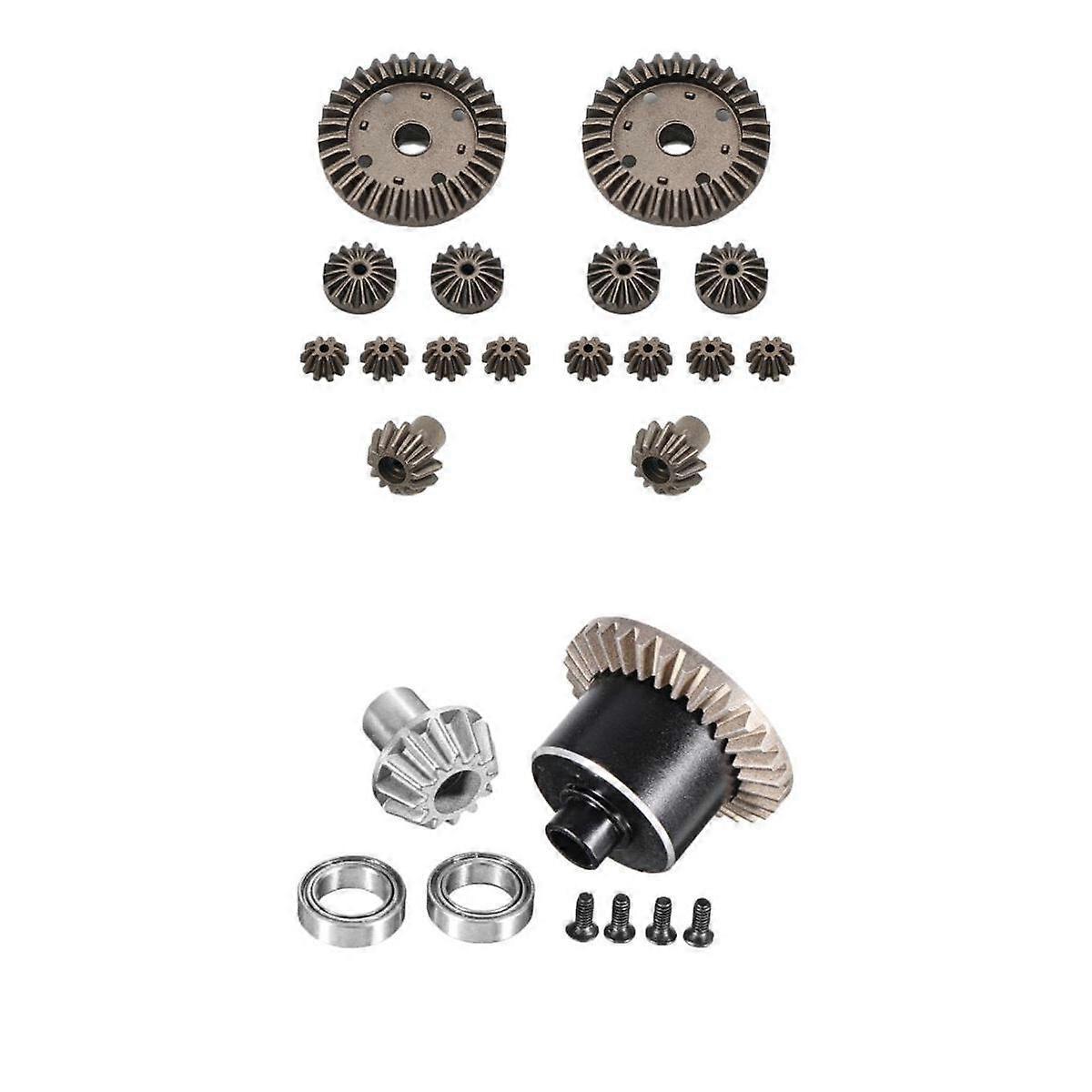 RC Metal Pinion Gears Set for WLtoys 12428 12429 RC Car Buggy DIY Upgrade
