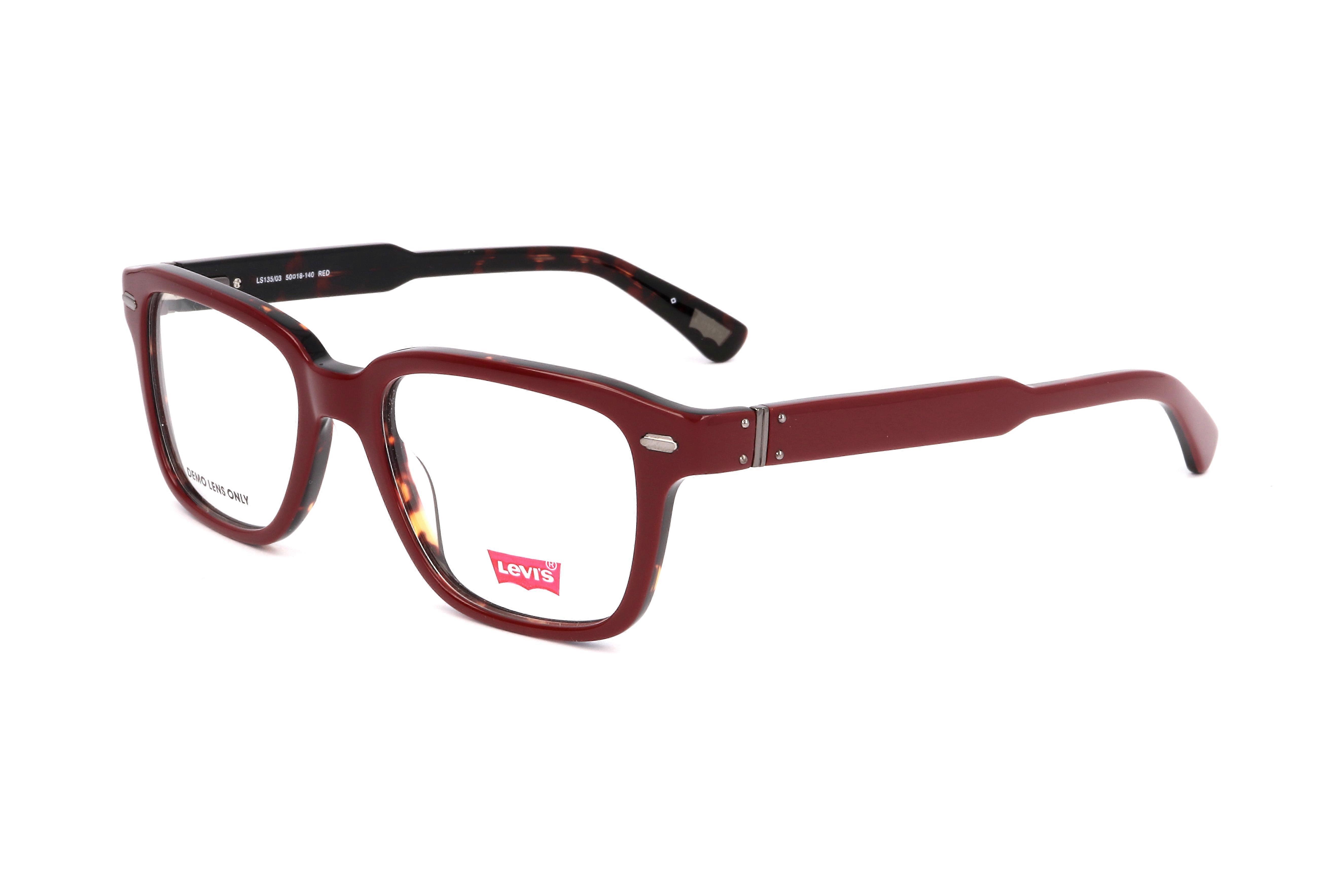Eyewear Frames Levi s LS135 03 RED 50/18/140 MAN