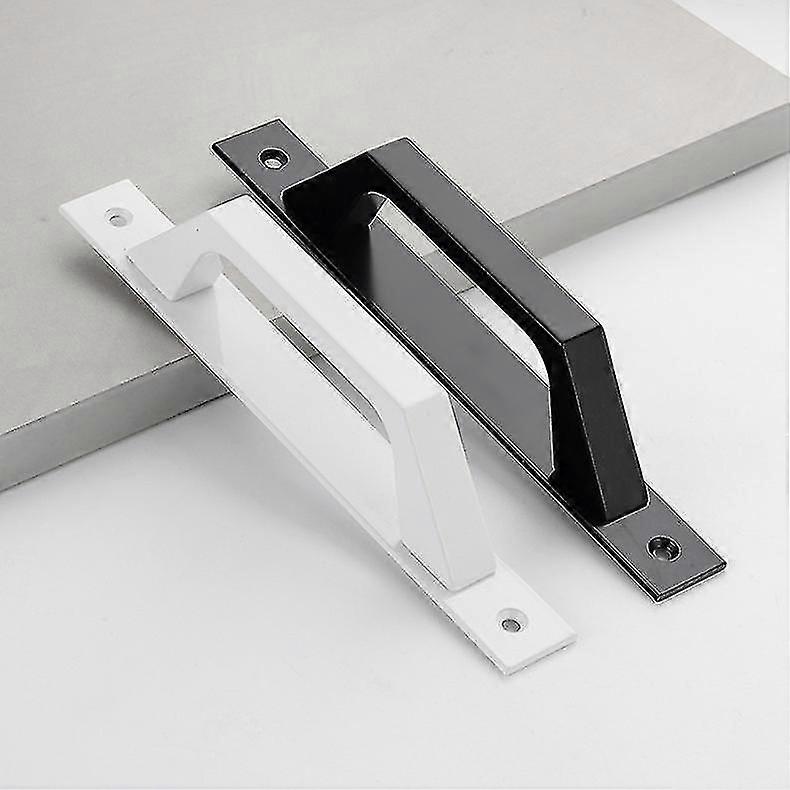 2er-Pack Schiebetürgriffe für Türen aus Aluminiumlegierung und Holz, Fenstergriff-Set, weiß