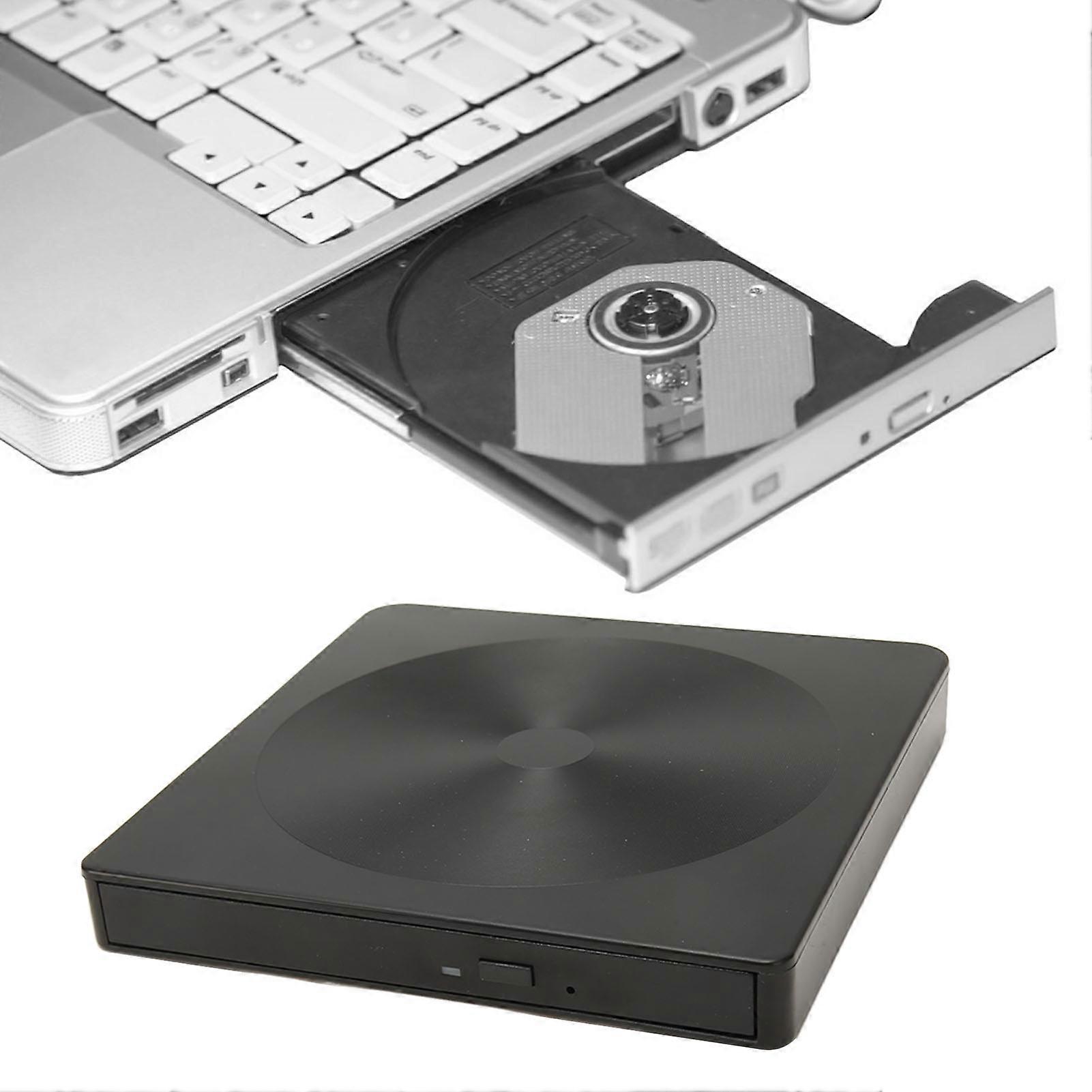 External DVD Drive USB 3.0 Type C Slim Portable CD DVD ROM Rewriter Writer Reader for Windows for Vista for Linux for OS X Type C 