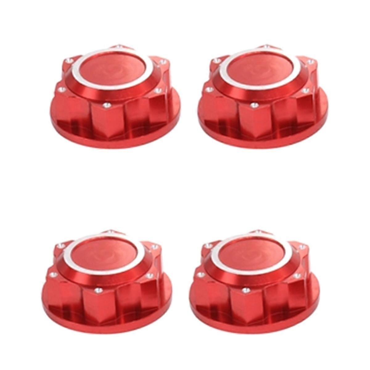 Passend für 1/5 Kraton 8S Outcast 8S RC Car 24mm Sechskant Radmuttern Rot