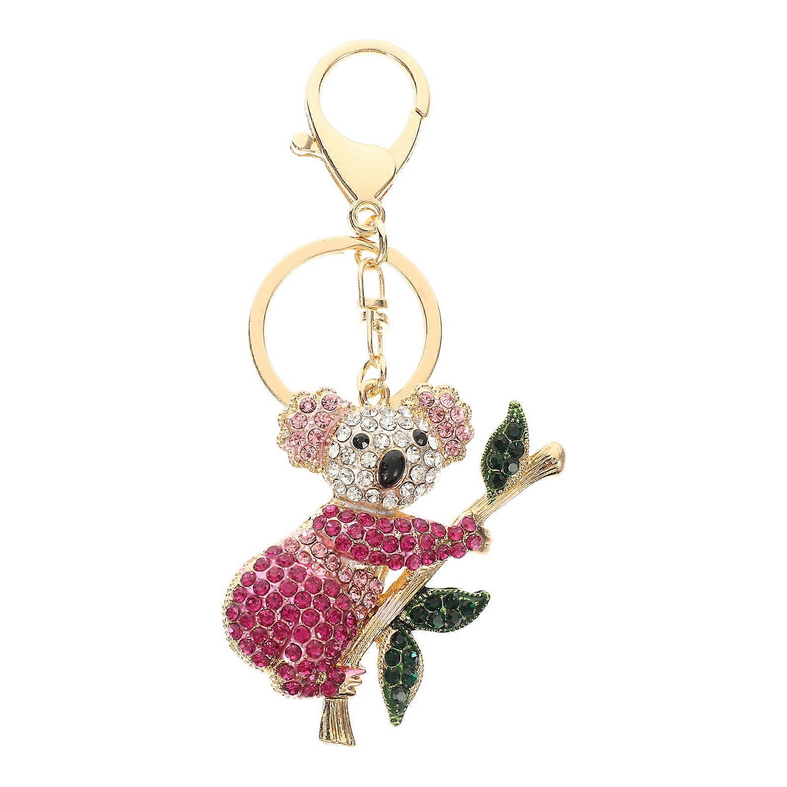 Small Decor Key Chain Shape Daily Use Pink 1Pcs