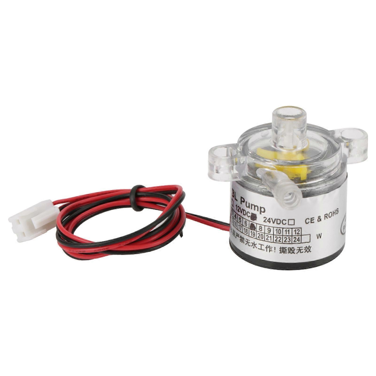 Mini pompe à eau électrique sans is en plastique, silencieuse et écologique, 12 V, 7 W