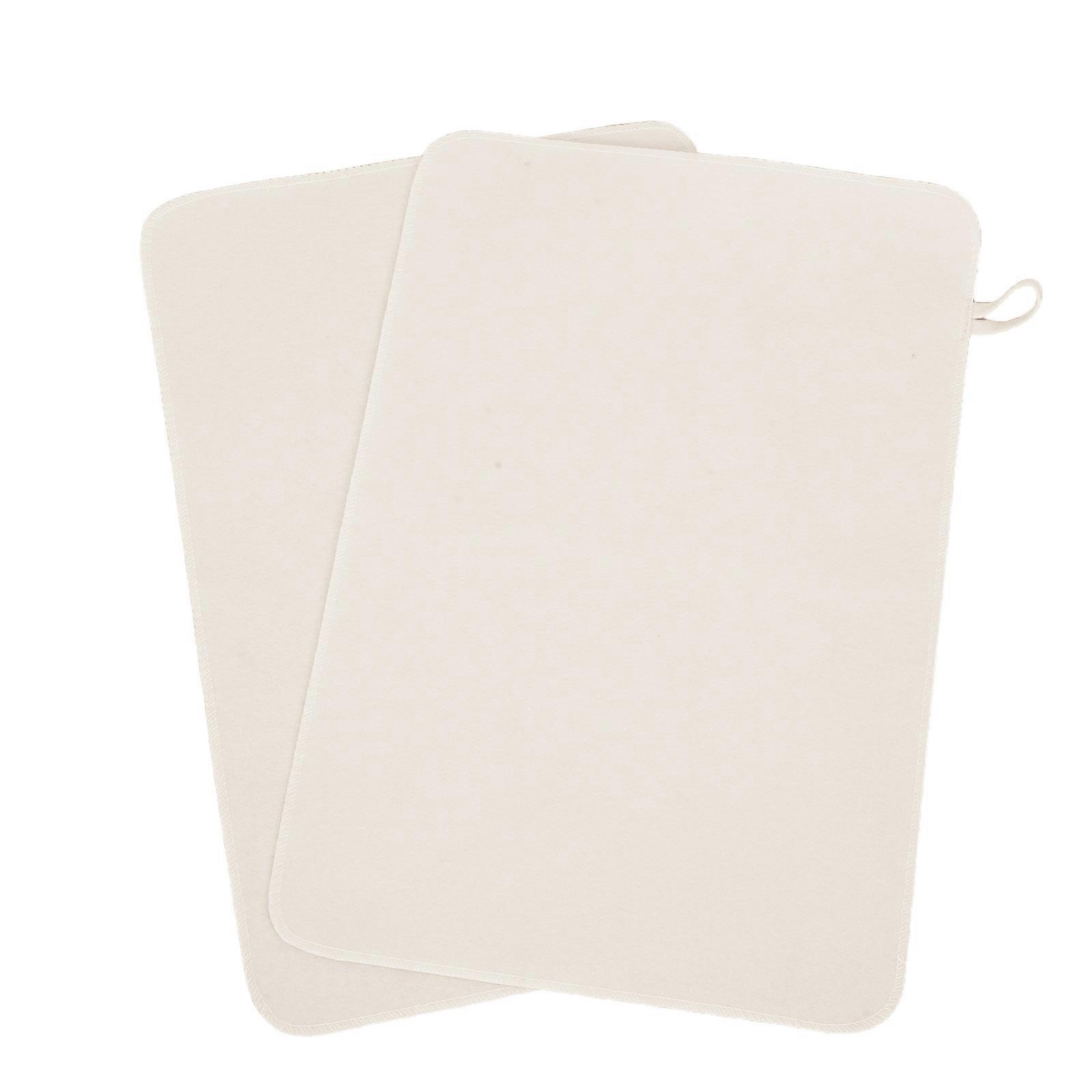 בידוד חום הרגיש כרית סאונה אומנות עמידה לאביזרי אמבטיה לחדר אדים 49.50X33.00X0.20 ס"מ בז' 2 יחידות