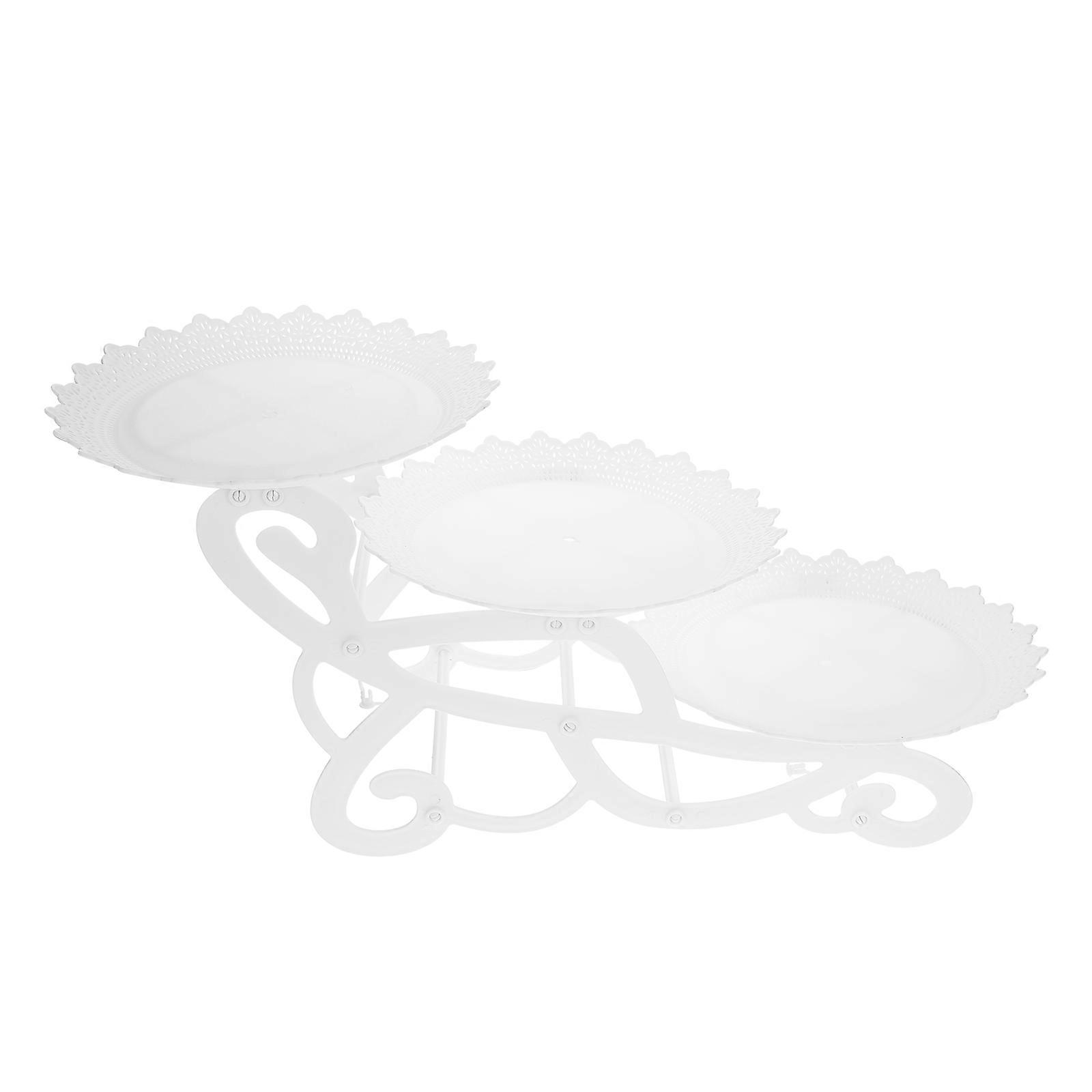 Snack Display Stand Versatile Storage Rack for Parties and Events 35X26X25CM PP Material 1Set