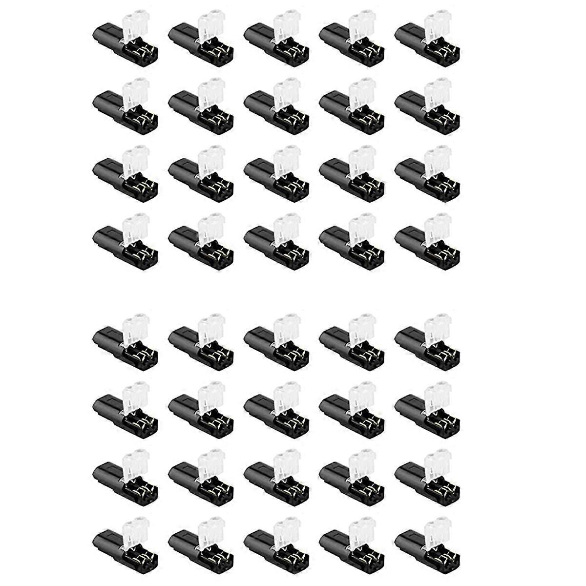 Double-Wire Plug-In Connector+Locking Buckle, 20PCS