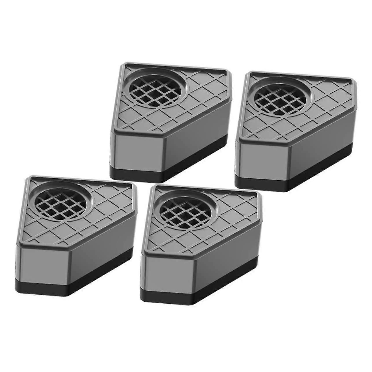 Washing Machine Absorption Pads 4-Piece Pack - Vibration Damping Non-Slip Foot Mats For Stability, Reduces Noise