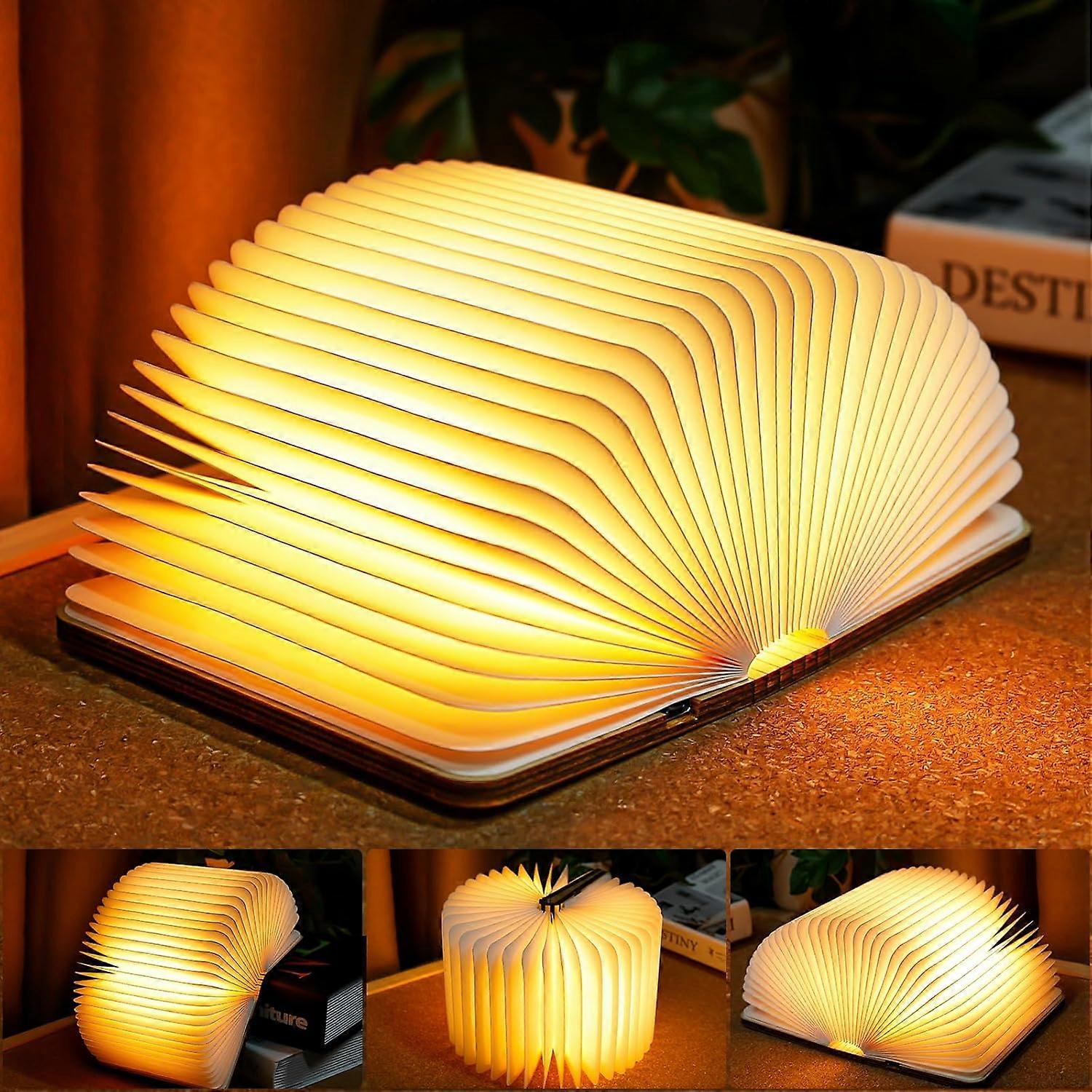 1pcs Foldable LED Book Light, Rechargeable Atmosphere Light