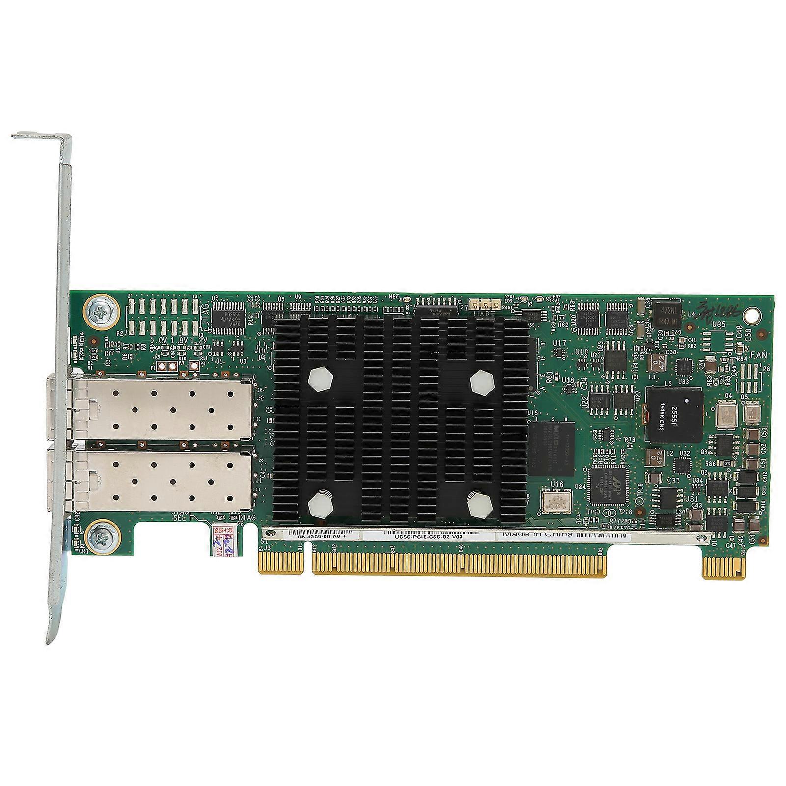 Ethernet Interface Card 2 Port Ethernet Virtual Interface Card SFP+ Optical Module Card PCI Express 10Gb Network Adapter