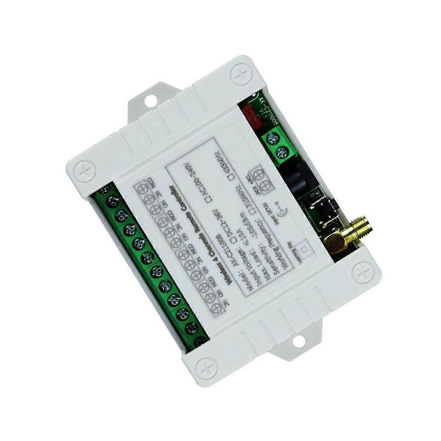 DC12V 24V 36V 4CH Wireless Remote Control LED Light Switch Relay Output Radio RF Waterproof mit
