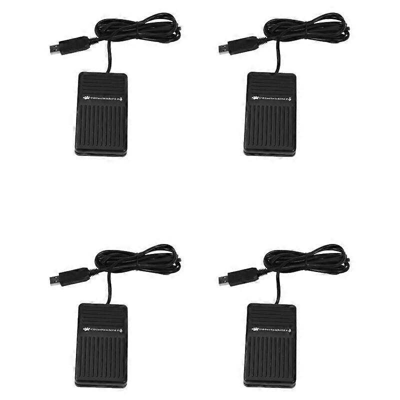 4X USB PC keyboard pedal foot switch, convenient control for various applications.