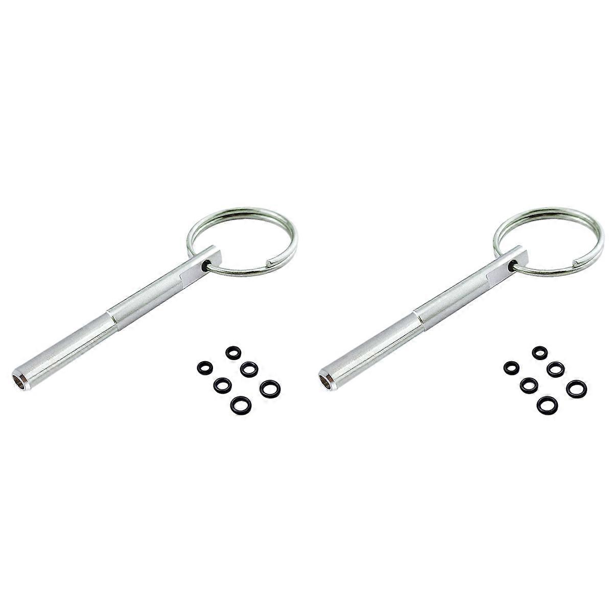 2X Open Security Oval Head Bit Key Opening Service Repair Security Tools Coffee Machines Screws