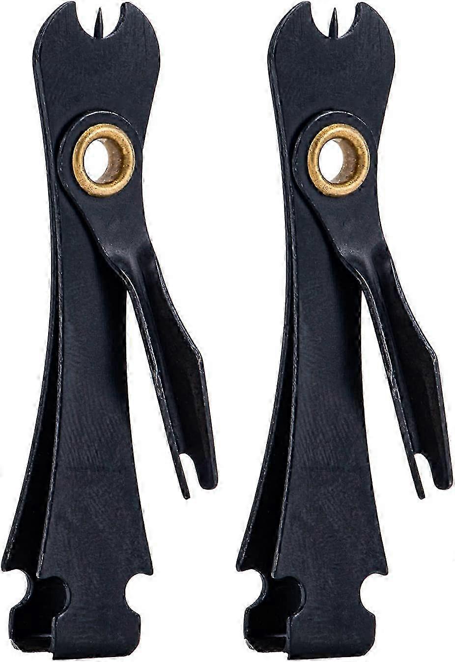 2pcs fishing knot tying tools stainless steel line cutter nippers multi-function