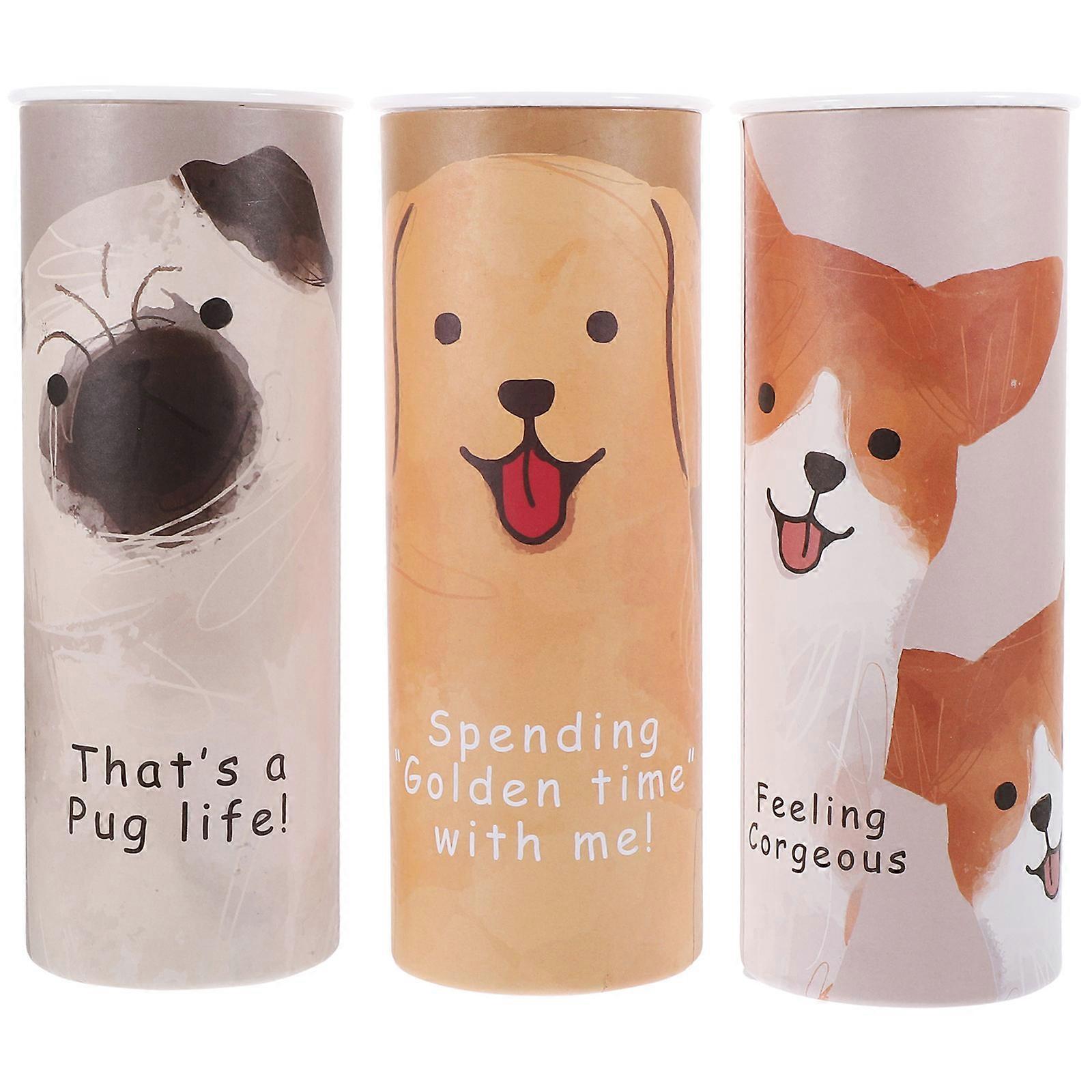 It looks like you're referring to a product listing for **"3pcs Car Tissue Cylinders – Cute Printed Facial Wipes Round Tissue Boxes"**, likely used