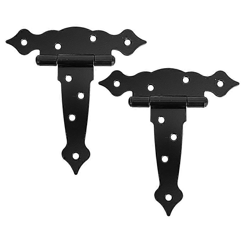 Charnière de porte de ferme Heavy Duty T Post Clôtures en bois Portes de grange Utilisation extérieure 2Pcs