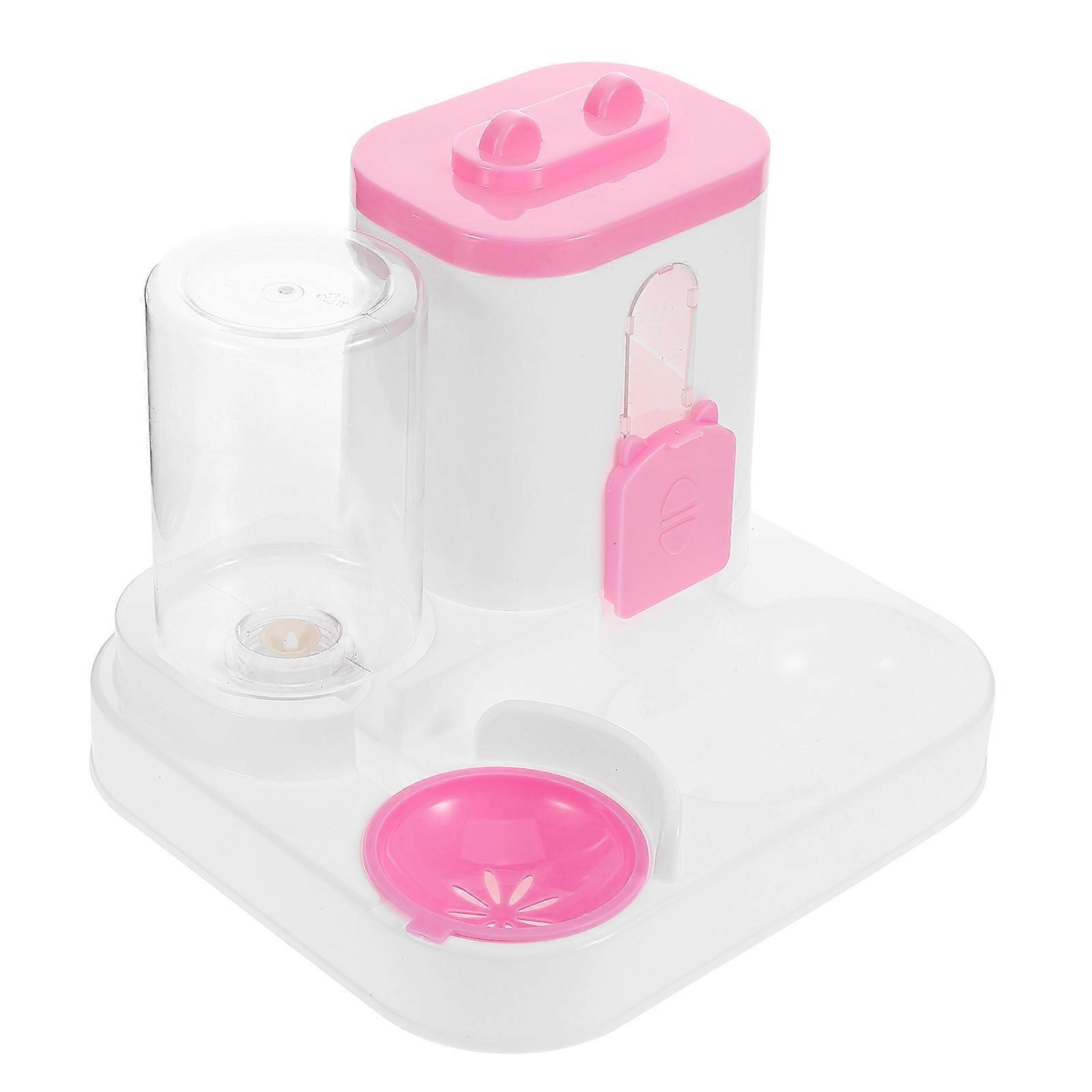 Automatic Pet Feeder and Water Dispenser with Large Capacity, Easy to Food Bowl and Watering Fountain for Cats and Dogs