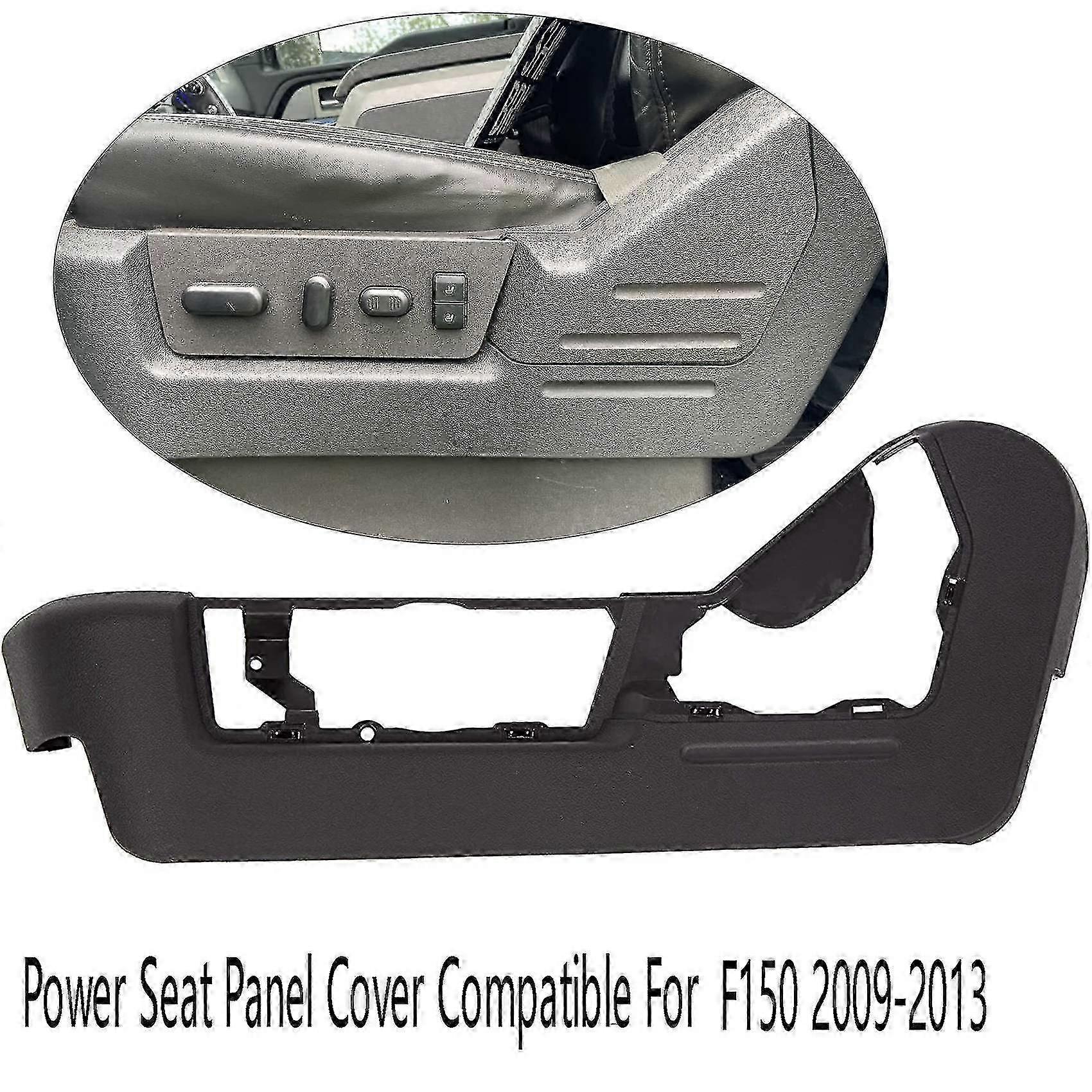 Driver Side Left Seat Panel Cover Compatible For F150