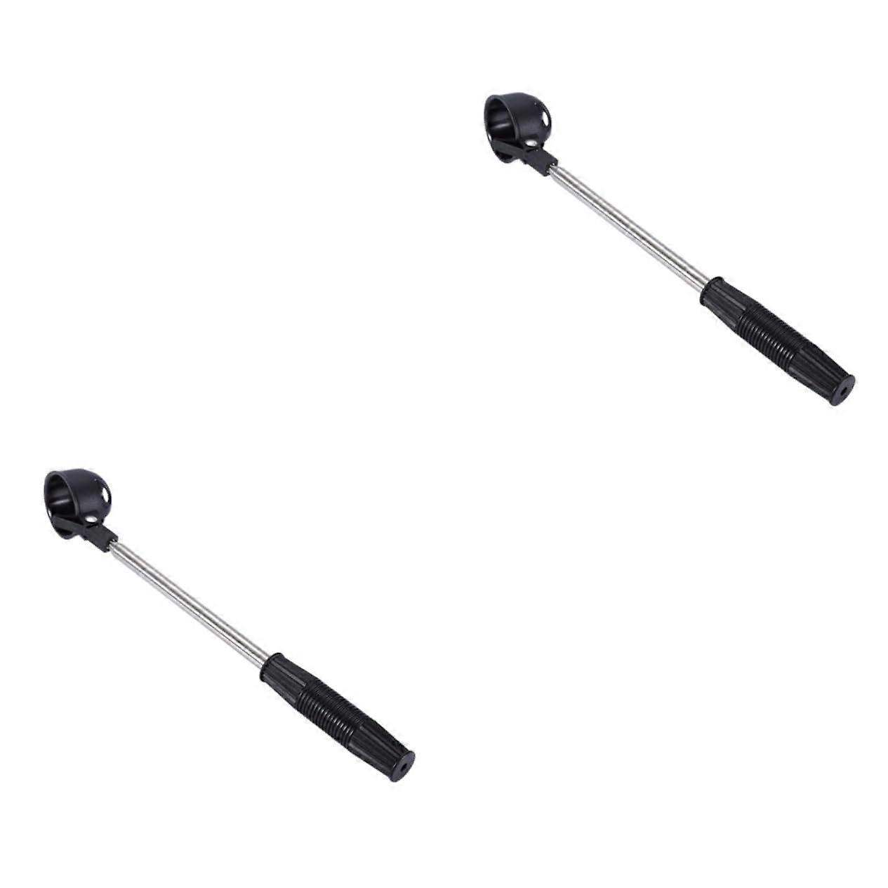 Telescopic Golf Ball Retriever with Stainless Steel Handle and Durable Automatic Locking Mechanism for Easy Golf Course Use