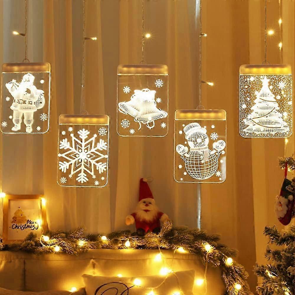 LED USB String Lights, 3D Christmas Decoration with LED