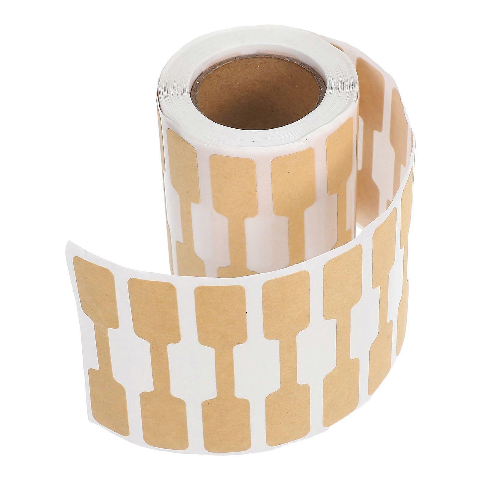 100 Pcs Blank Self-Adhesive Jewelry Price Tags - 2.36 X 0.47 Inch Rectangular Paper Stickers For Rings, Necklaces, Bracelets
