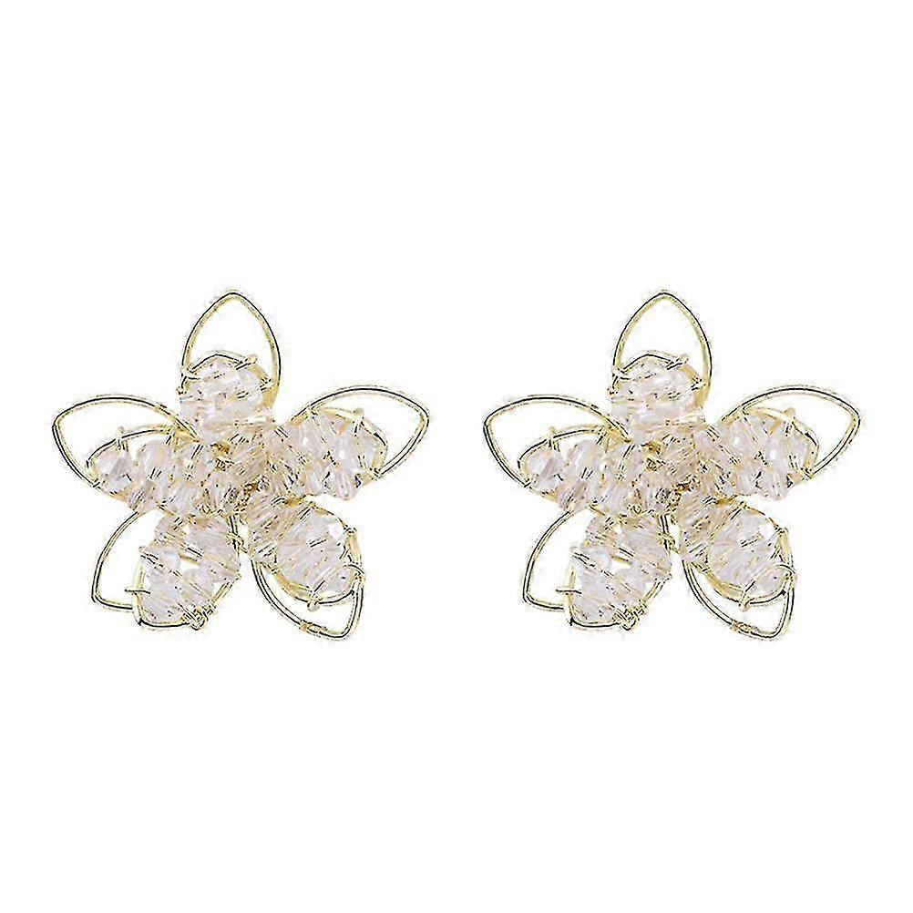 Bold Trendy Zebra Stripe Ear Studs for a Fashion-Forward Statement