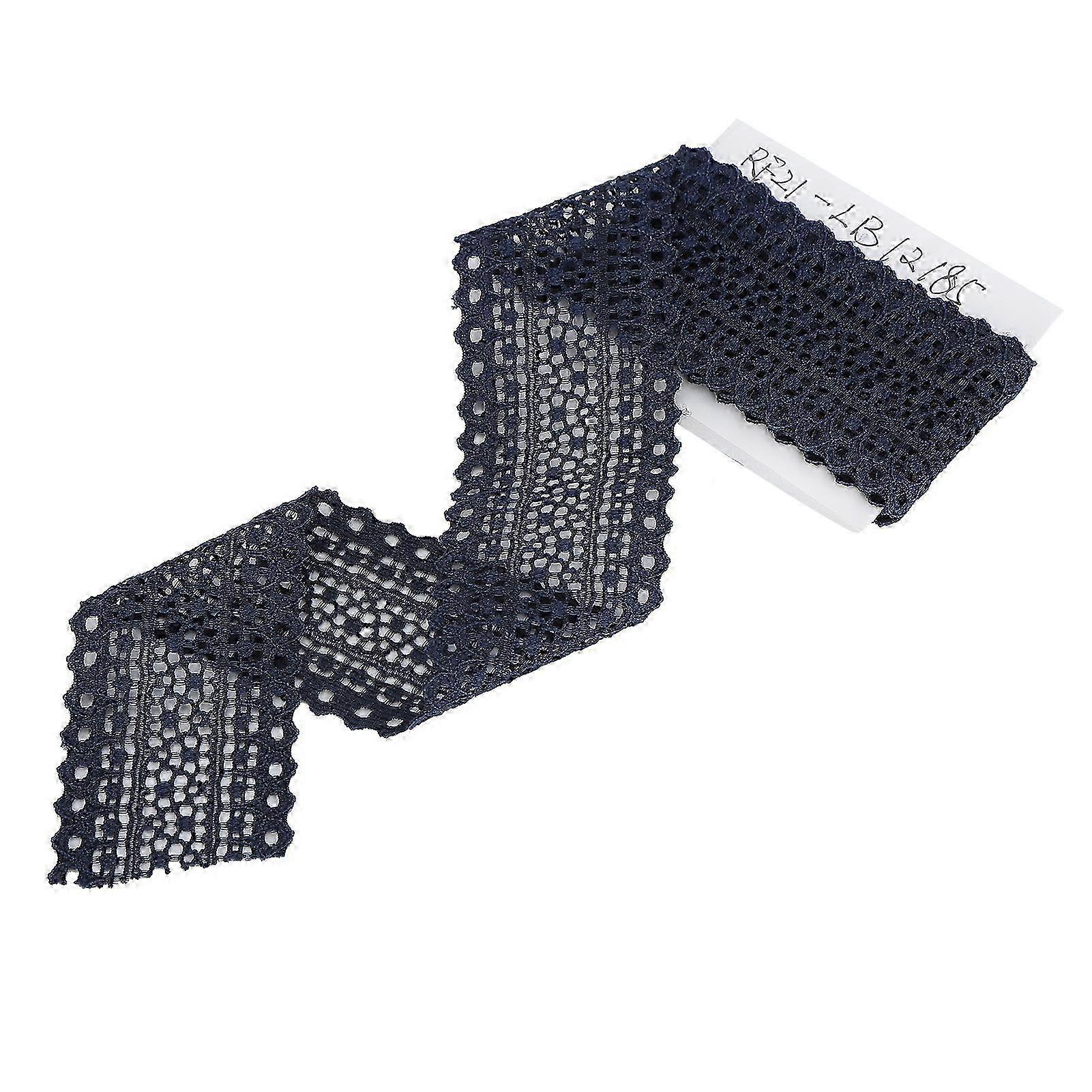 Dark Blue Ribbon Trim for Gift Wrapping Accessories DIY Material 10 Yards 3.5cm Width