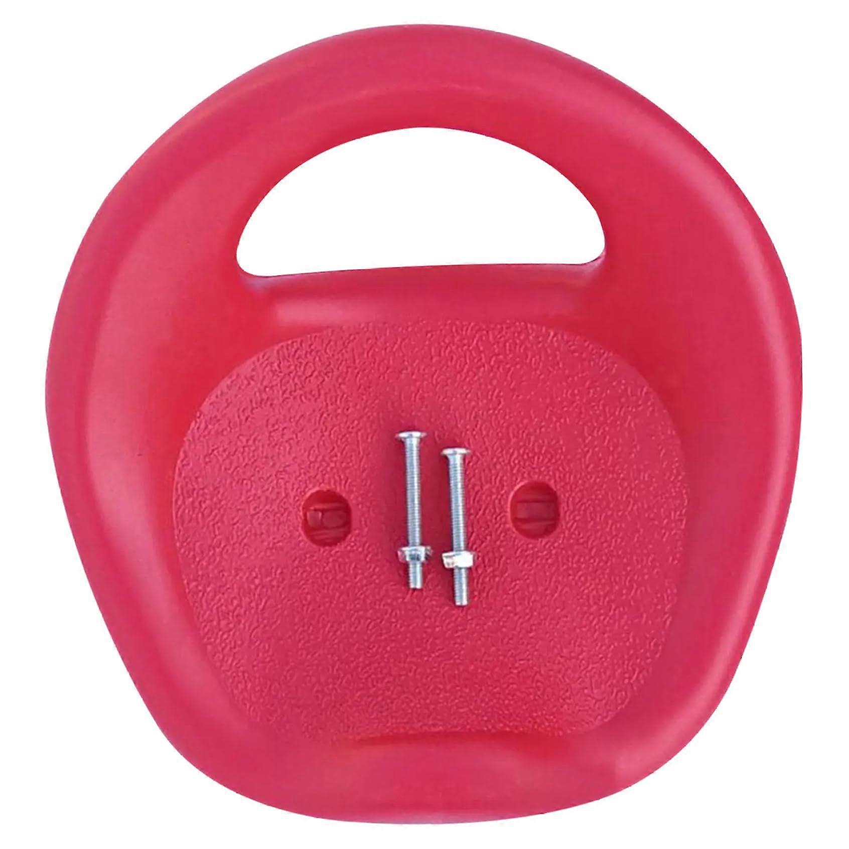 Kids Tricycle Seat 9.8 x 10.2 Inch Thickened Toddler Tricycle with Handle Screw Mount Single Color Replacement, Red