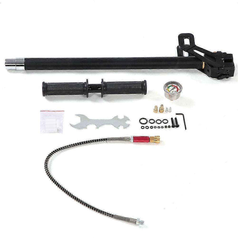 Tire inflator for bikes with 4-stage high pressure system