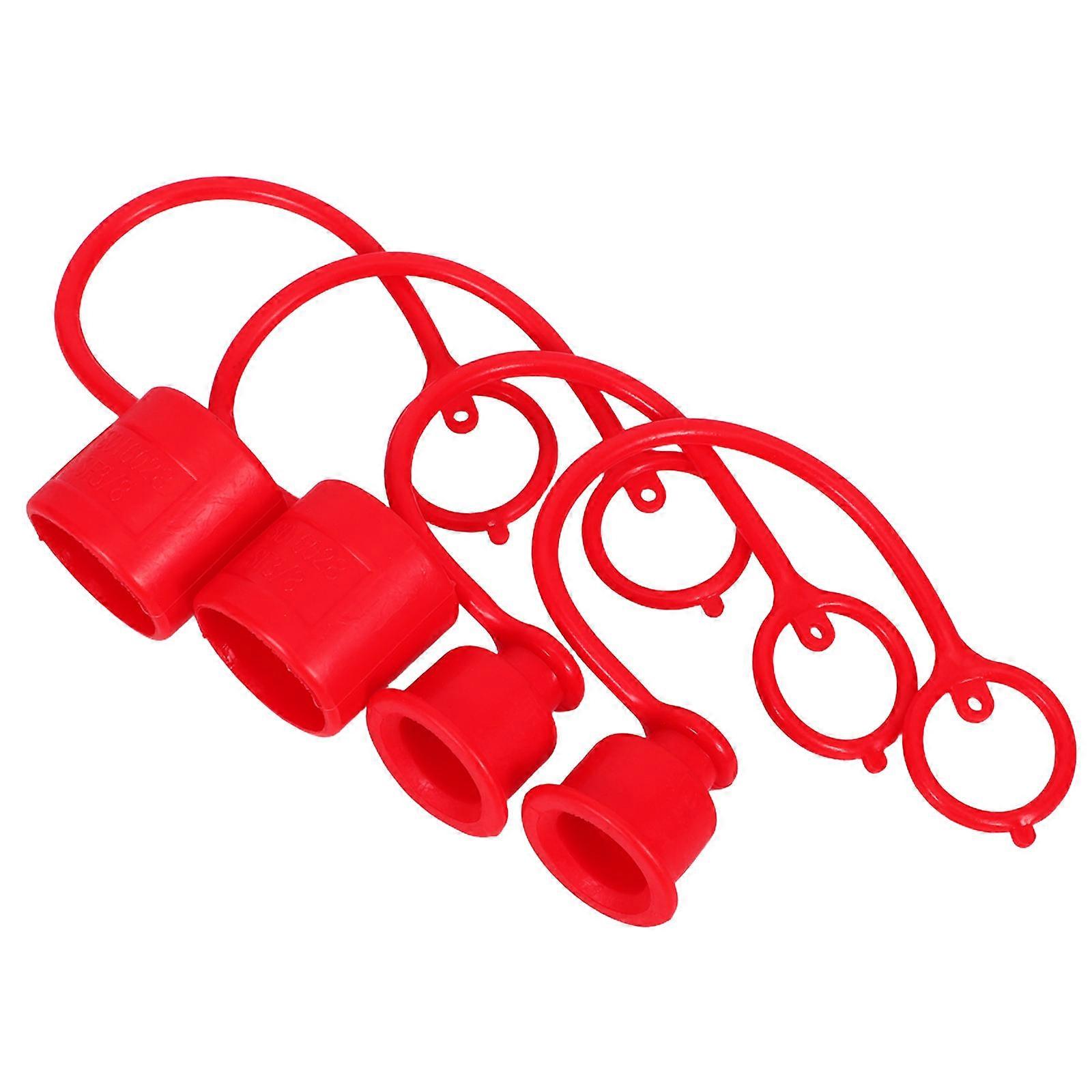 PVC Quick Connect Fittings Cap For Hydraulic Hoses With Dust Protection 2Set