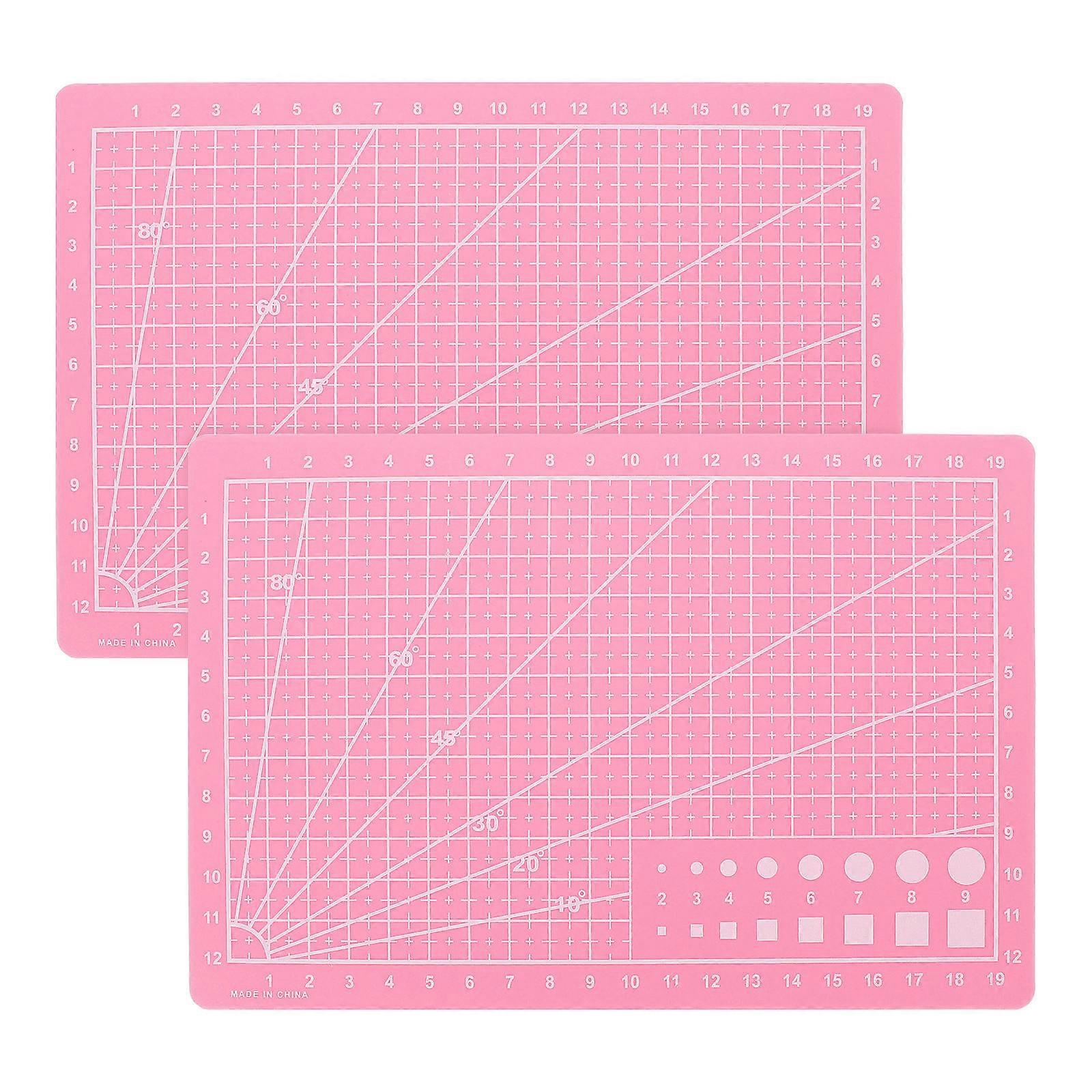 Quilting Cutting Pads A5 Self- PVC Cutting Board Crafting Diy Activities Artists 2Pack