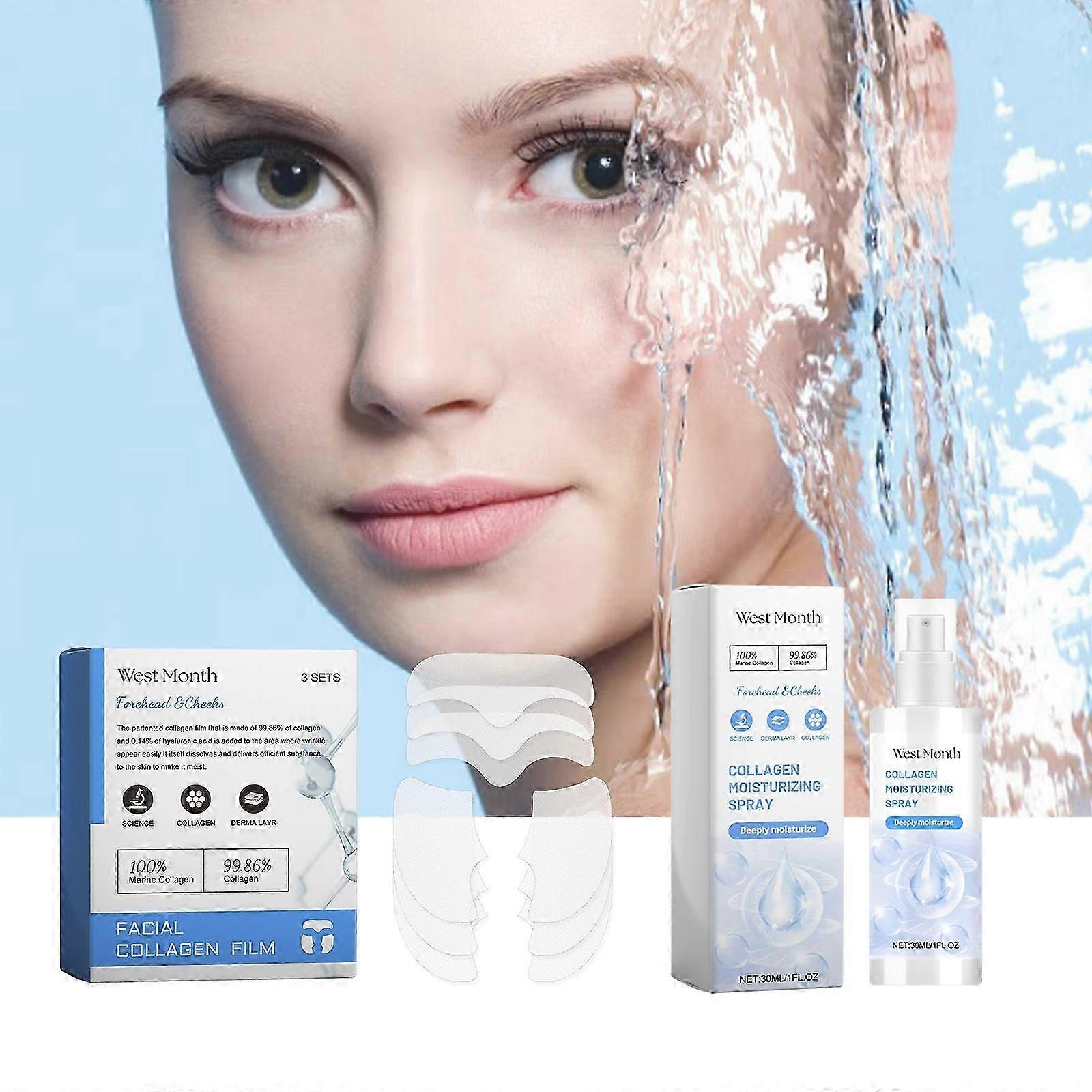 Collagen Eye Mask Spray, Reverse Age Restructuring Anti-Wrinkle Anti-aging Collagen Moisturizing