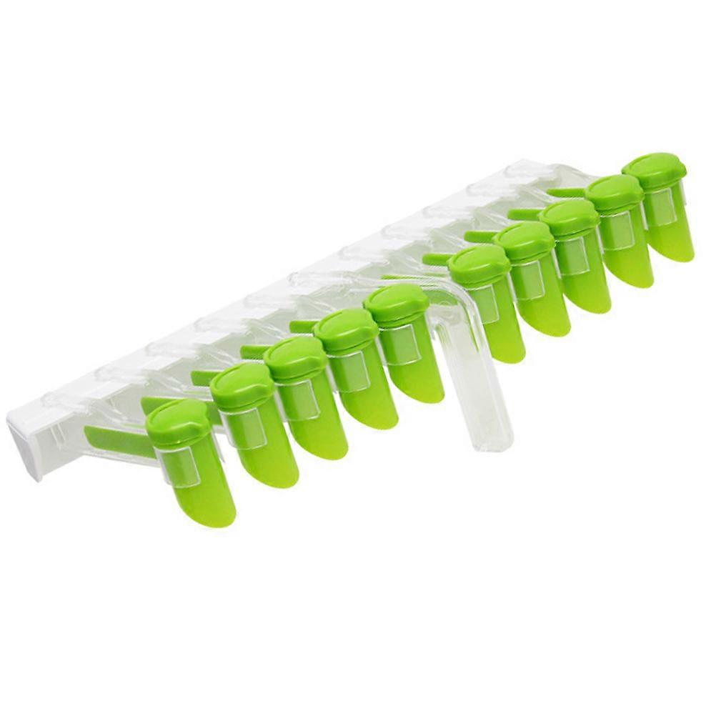 Space Saving Spice Rack Organizer Wall Mounted Seasoning Holder Wear Resistance Technology 11.8×4.3×1in Green 1Pcs