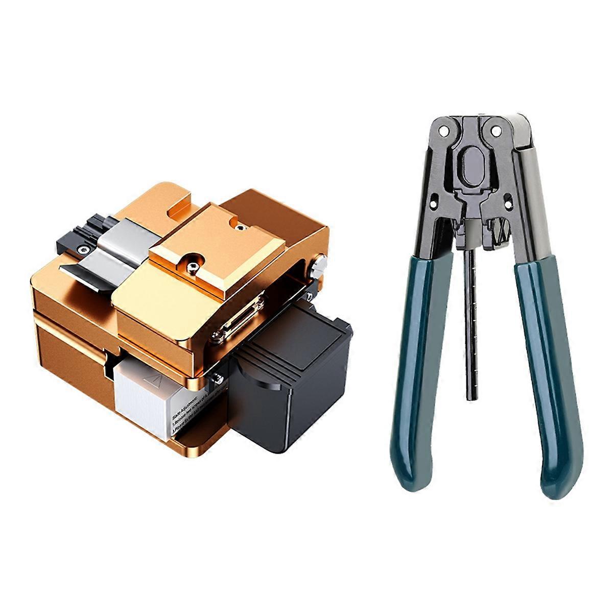 Fiber Optic Cleaver Fiber Optic Stripper for 0.25/0.9/3.0mm Cables