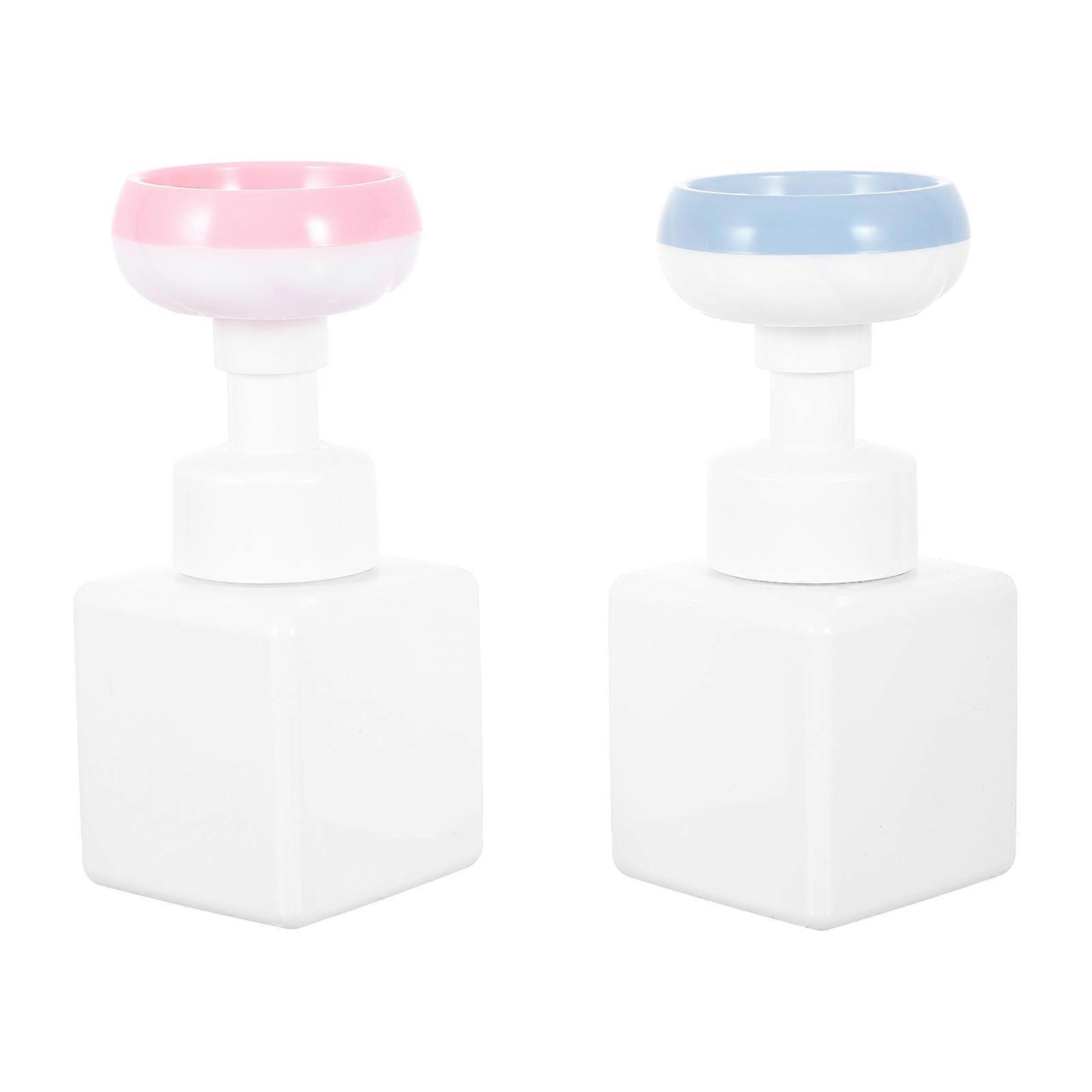 2 Pcs 250 ML Press Type Creative Lotion Foaming Storage Bottles