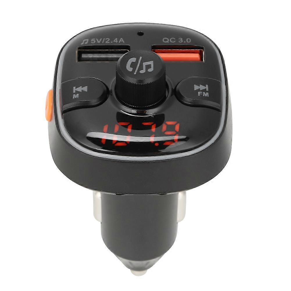 Car Bluetooth Radio FM Transmitter Adapter Mp3 Player Hands Free support for QC3.0 Charger
