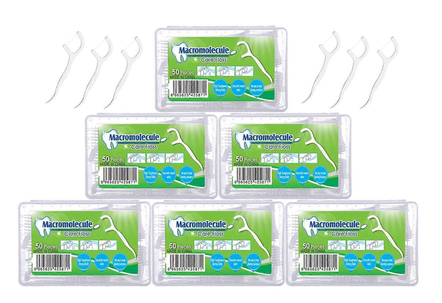 Floss Gang Strength Professional Flossing Sticks 8 Pack (400 Sticks) with Carry Bag and Flossing Sticks, for Home, Hotel and Travel (8)