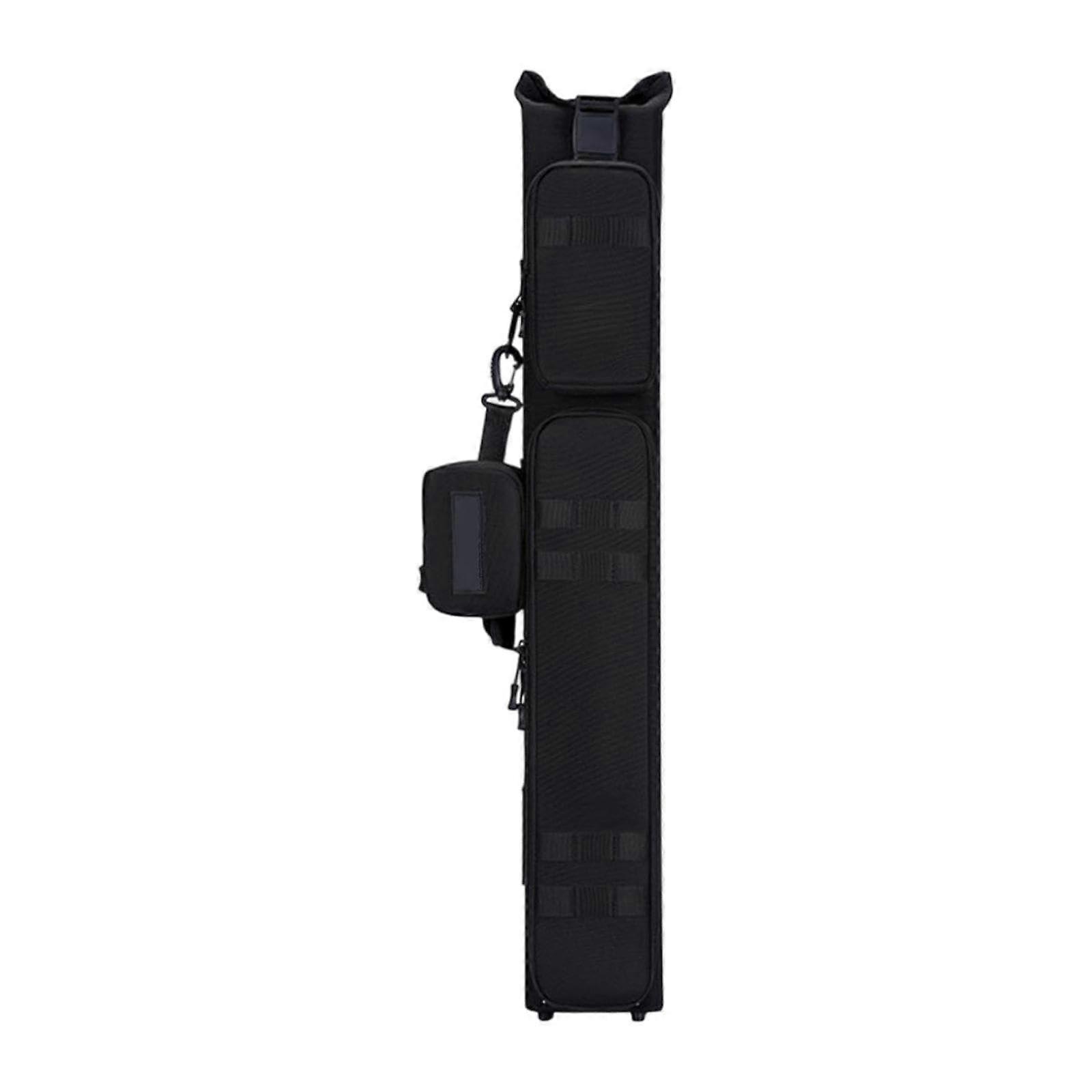 Billiards Pool Cue Storage Case Protection Bag Soft Carry Button Resistant Gift Adjustable Shoulder Strap 1/2 Cue Storage Case 6 Holes
