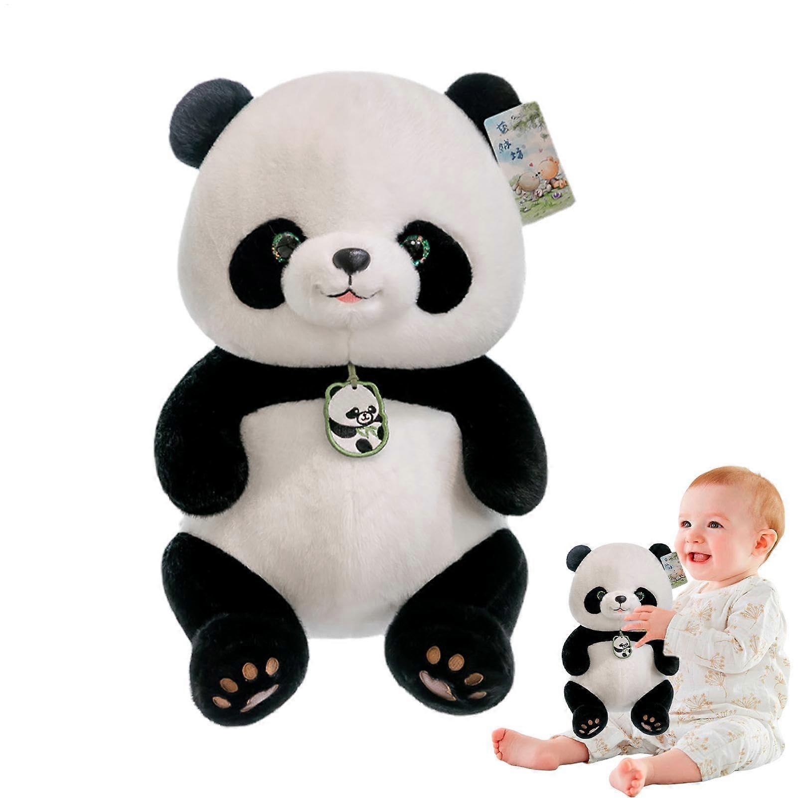 Panda plush toy, Panda plush toy – cute plush panda bear adorable animalthemed cushion statue with touchscreen for decoration, 36 cm