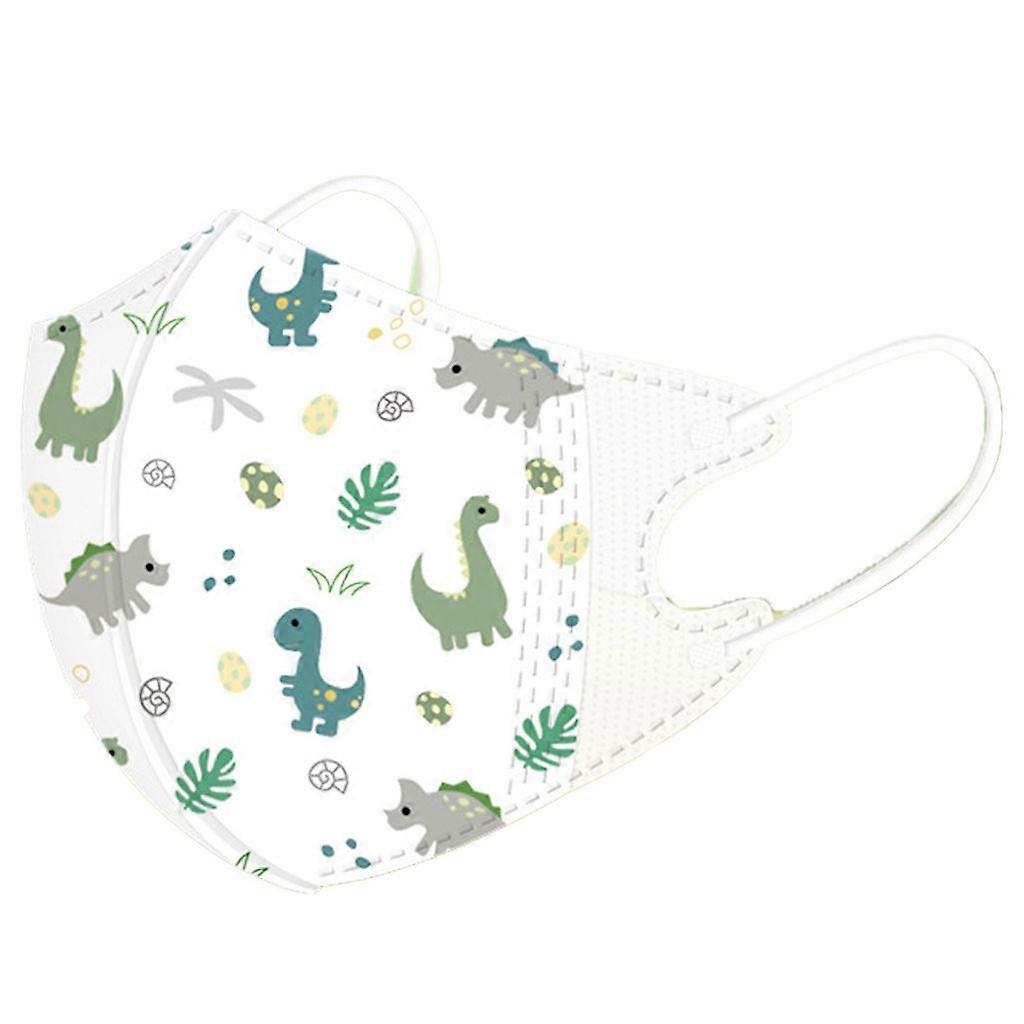 School cartoon 3-layer fabric mouth and nose mask set multifunctional scarf for boys and girls