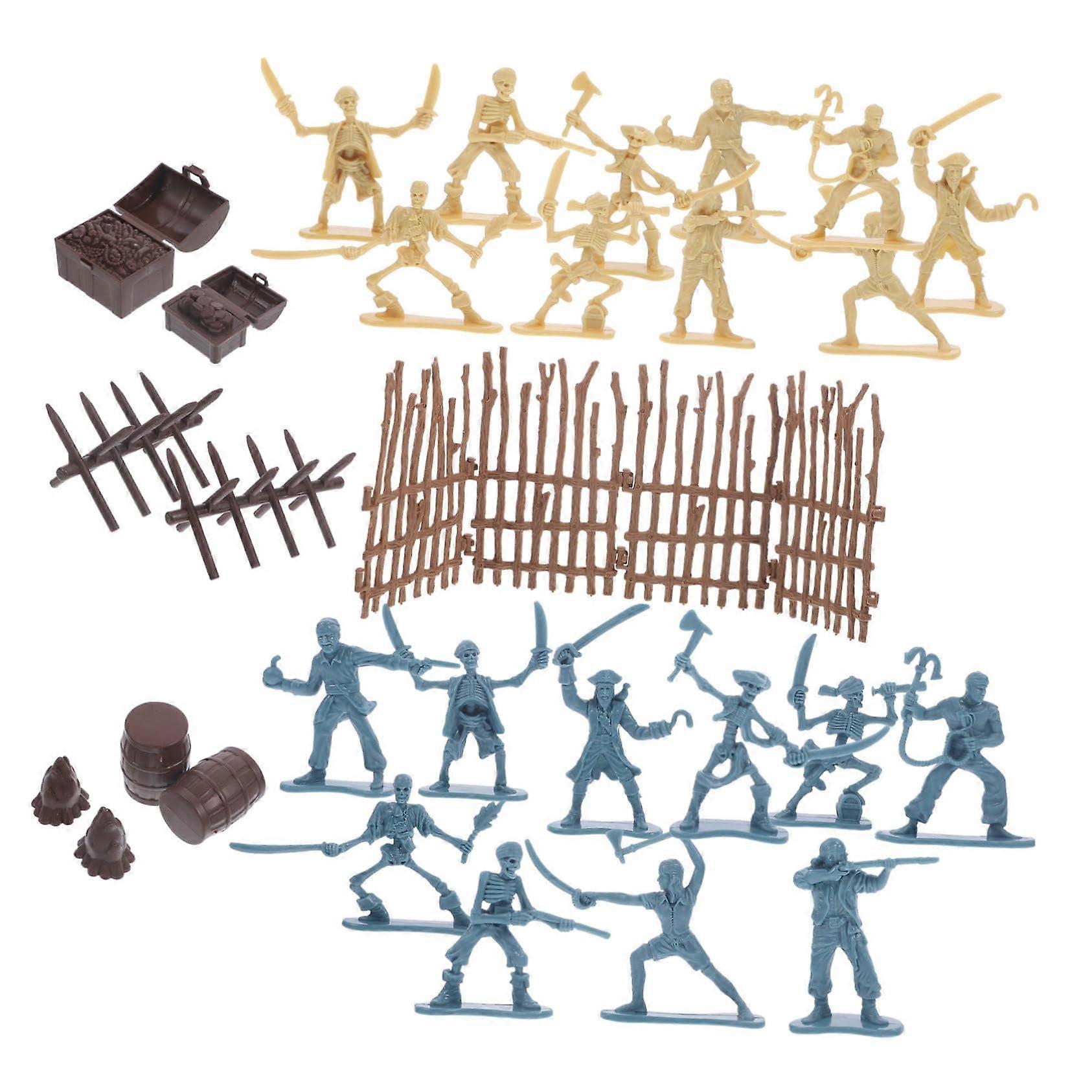 Pirate Action Figure Skeleton Accessory Toy Plastic Compatible With Pirate Figures