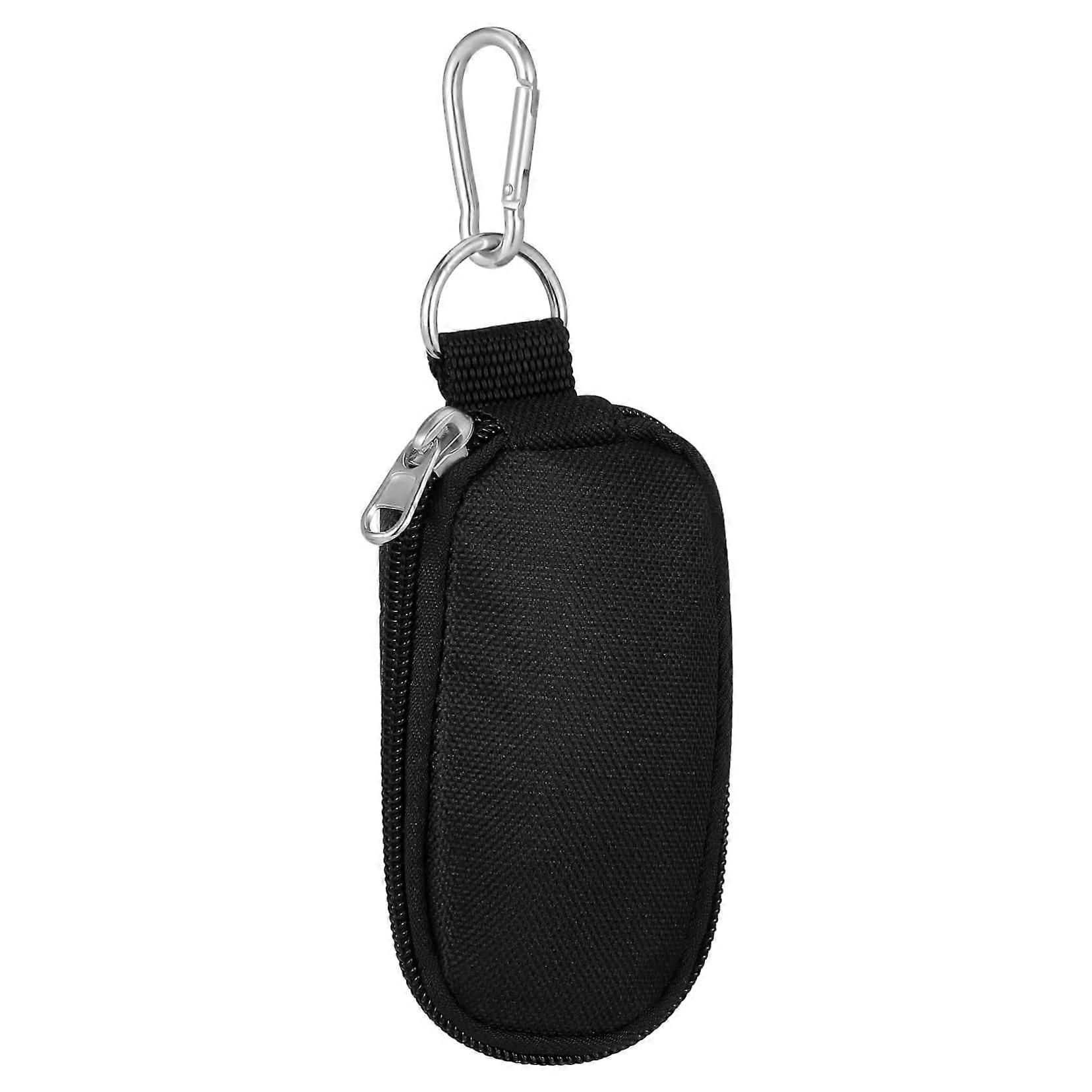 Portable Oil Case For 2 Ml Bottles Black Zip Travel Storage Bag Key Holder Modern