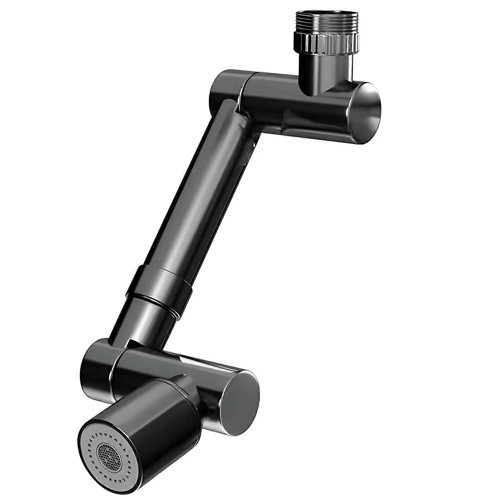 Adjustable 1080° rotatable sink faucet, dual water flow modes, copper aerator