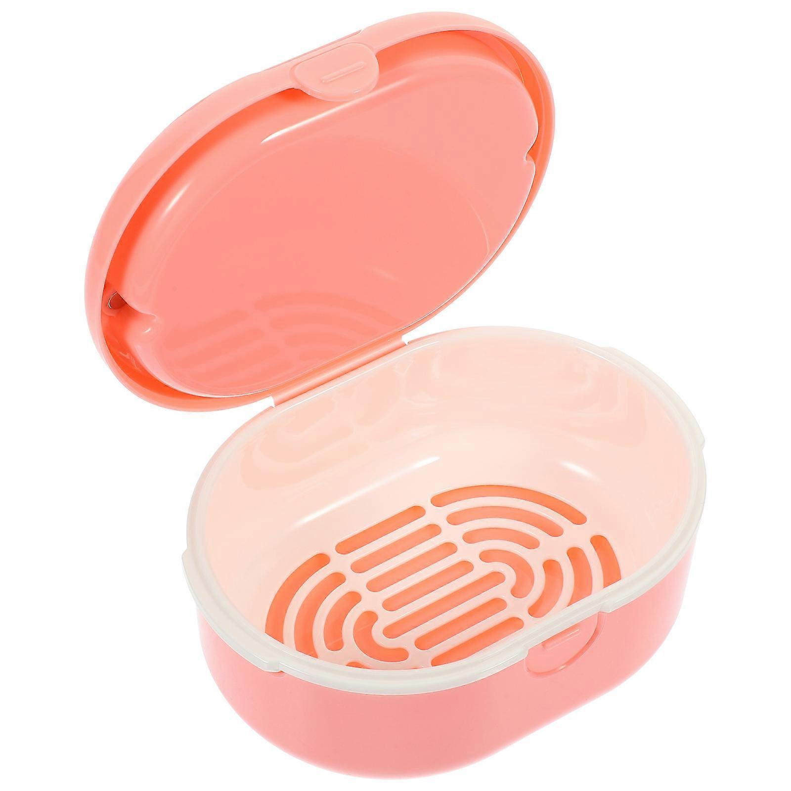 Denture Bath Case Portable Brace Retainer Denture Storage Case Brace Case Brace Holder