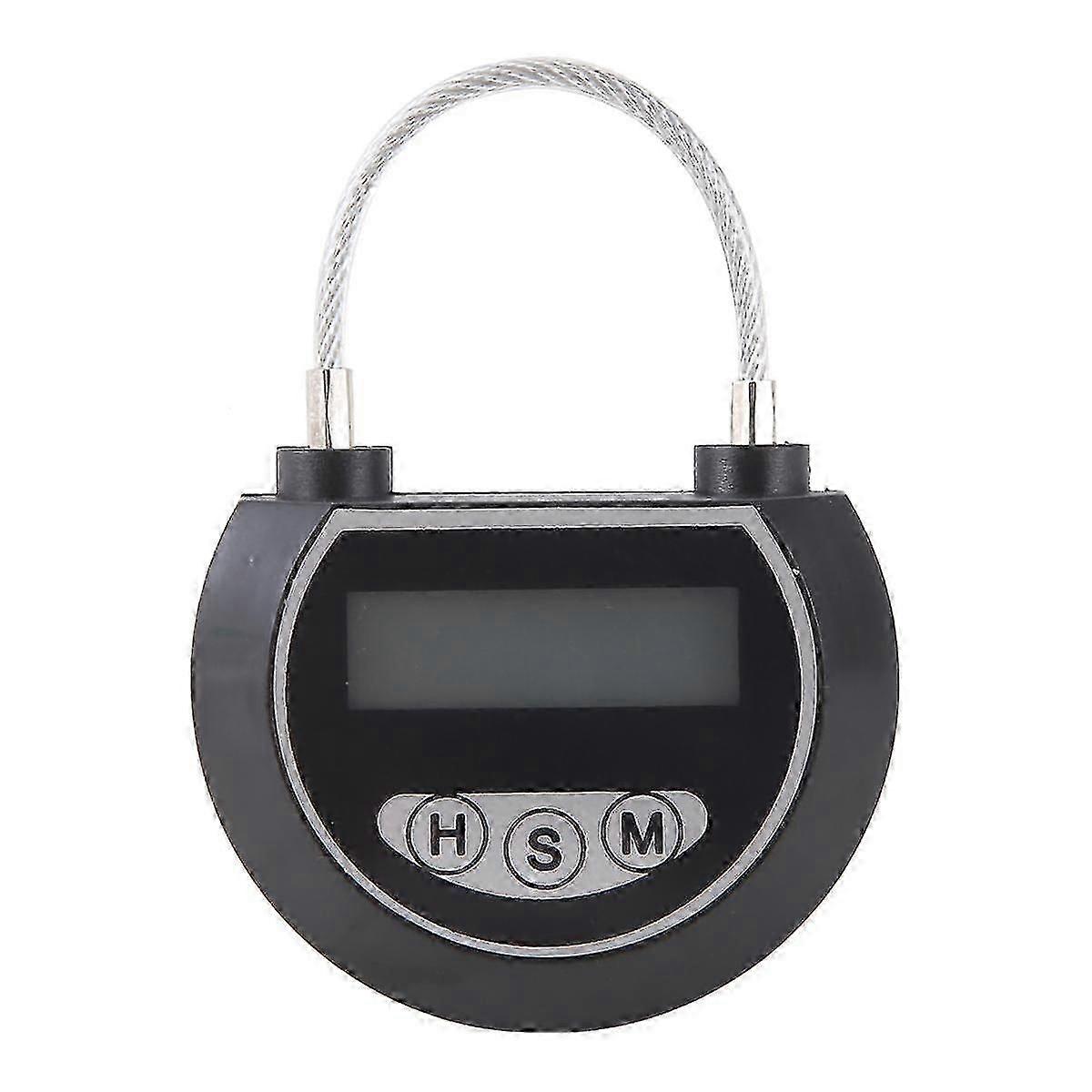 Electronic Time Lock Timer Lock Container Multi Function Time Lock Bin For Toys Black