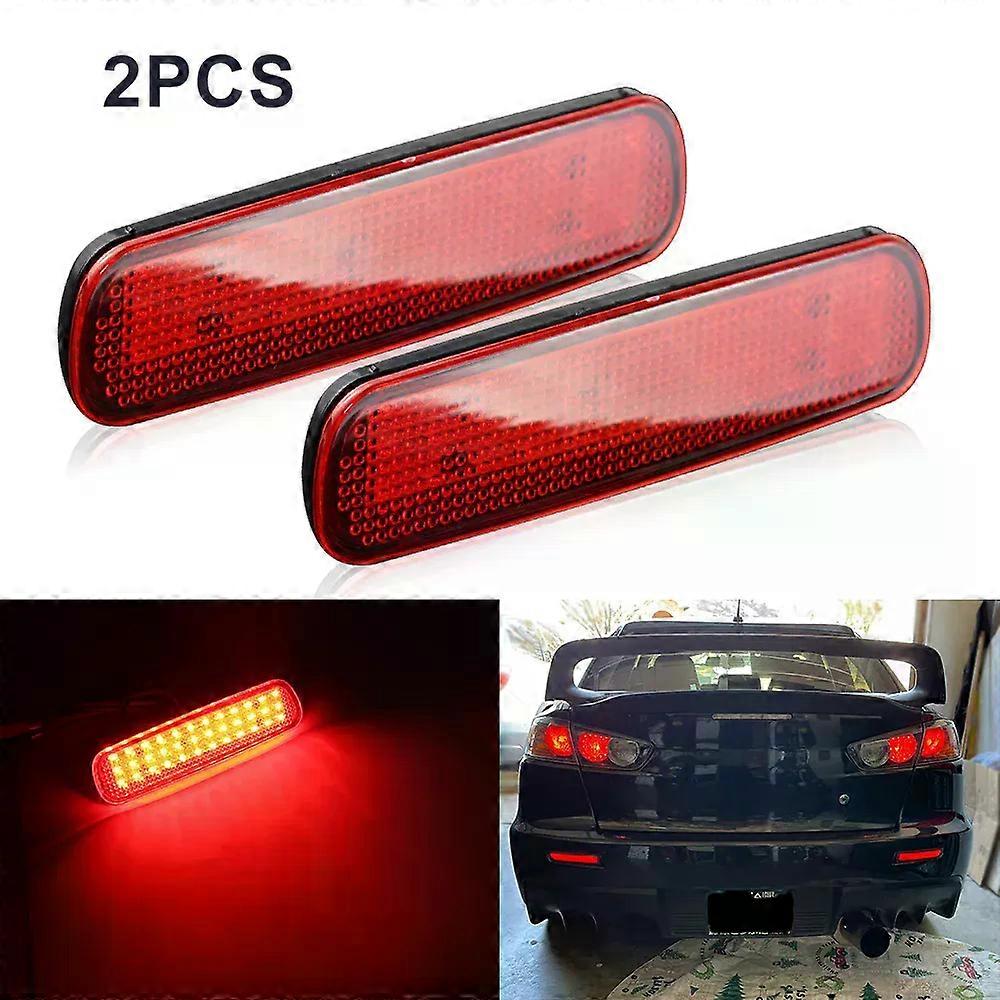 2PCS/Set LED Rear Bumper Light For Toyota Land Cruiser/For Lexus LX470 Lantern Tail Brake Stop Lamp DRL Fog Reflector